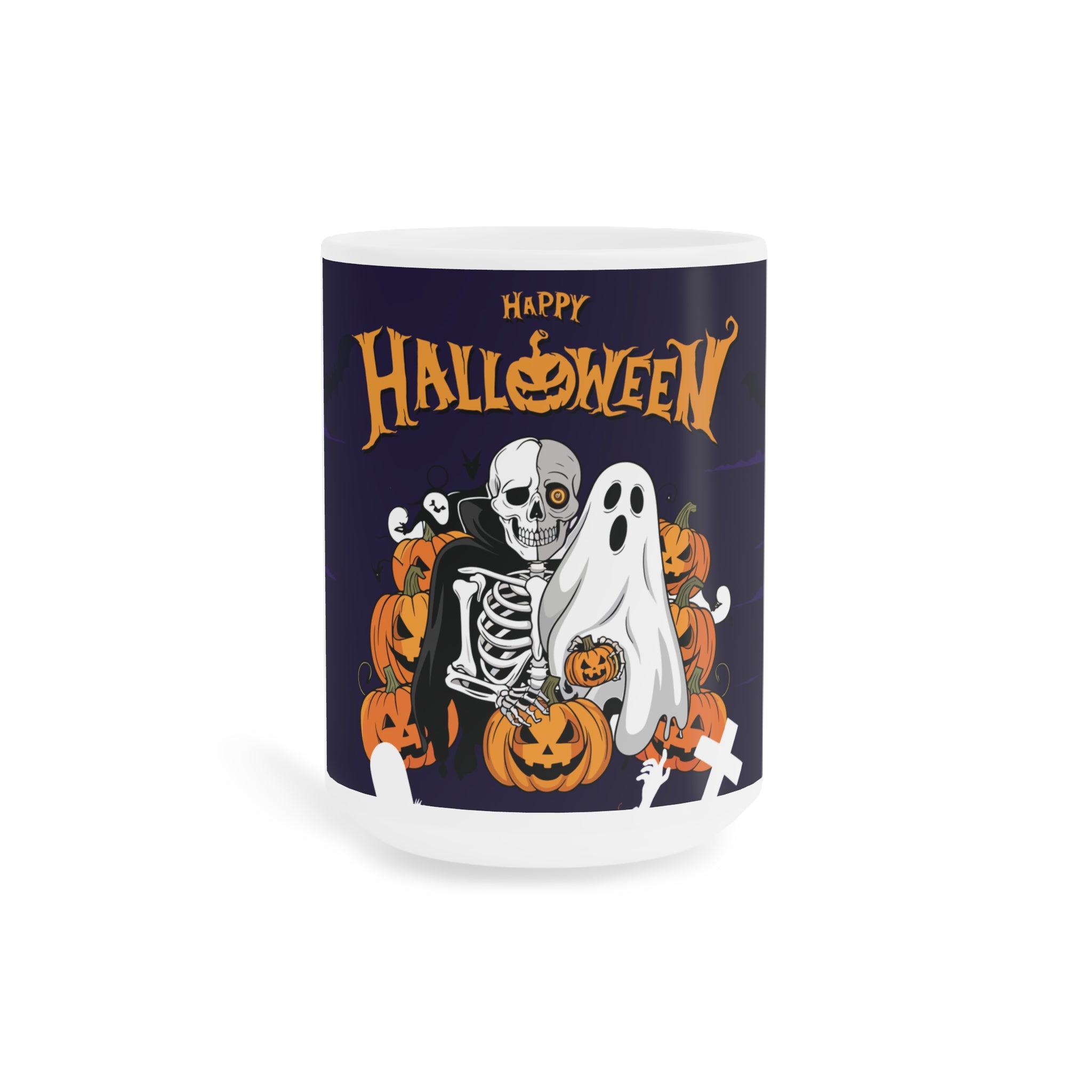 Halloween is Better with Skeleton | Ceramic Mugs