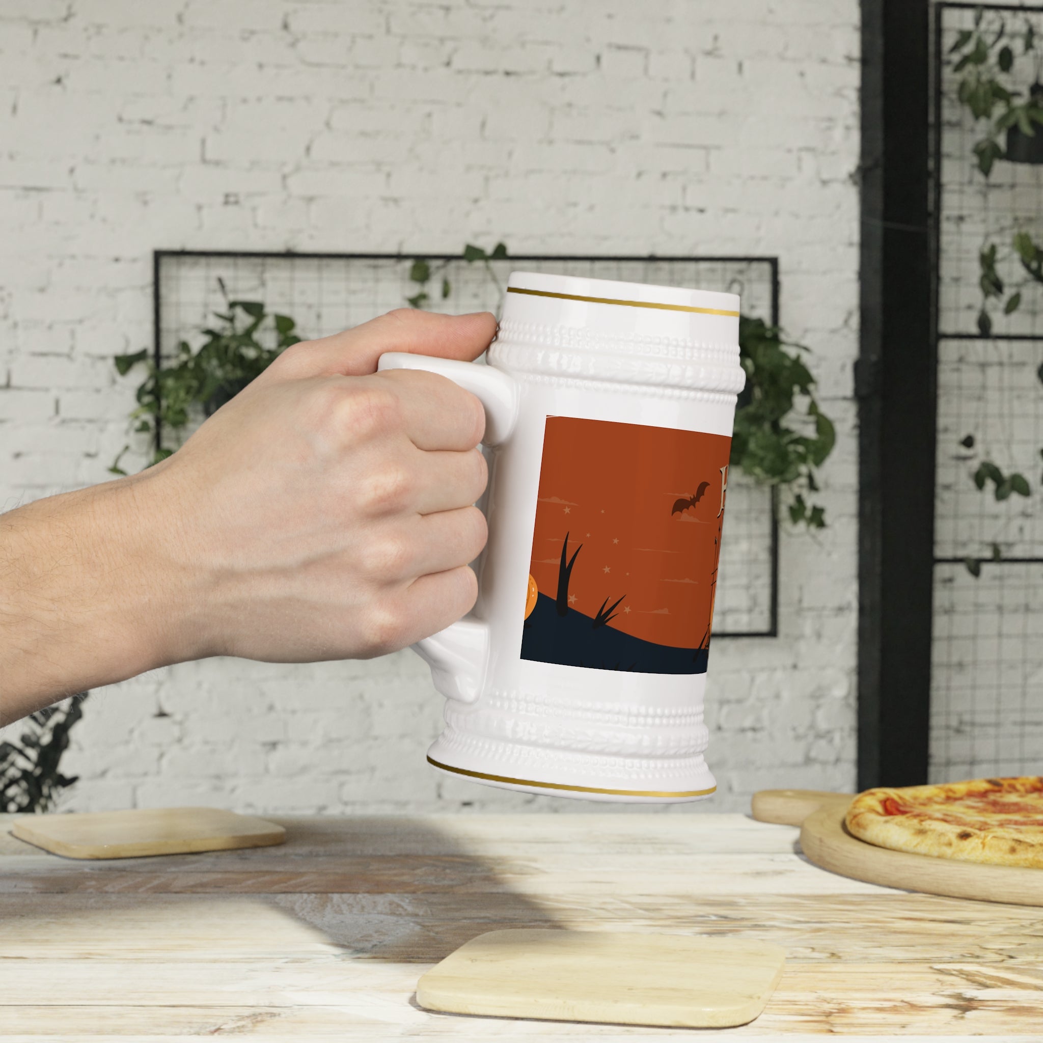 Happy Halloween with Pumpkin | Stein Mug