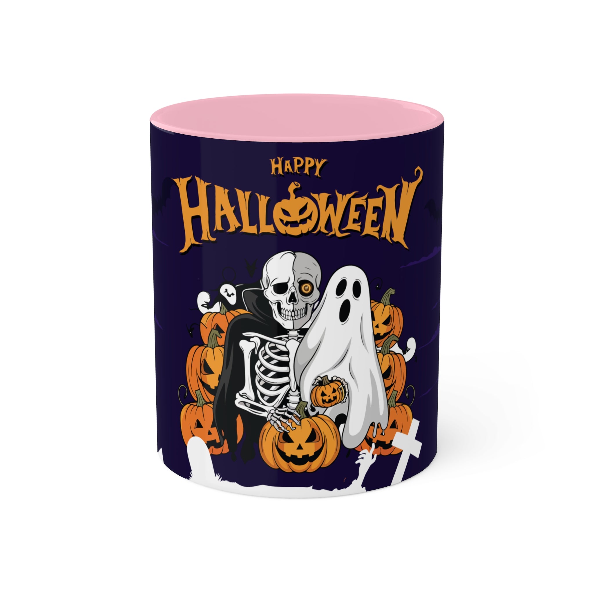 Halloween is Better with Skeleton | Colorful Mugs