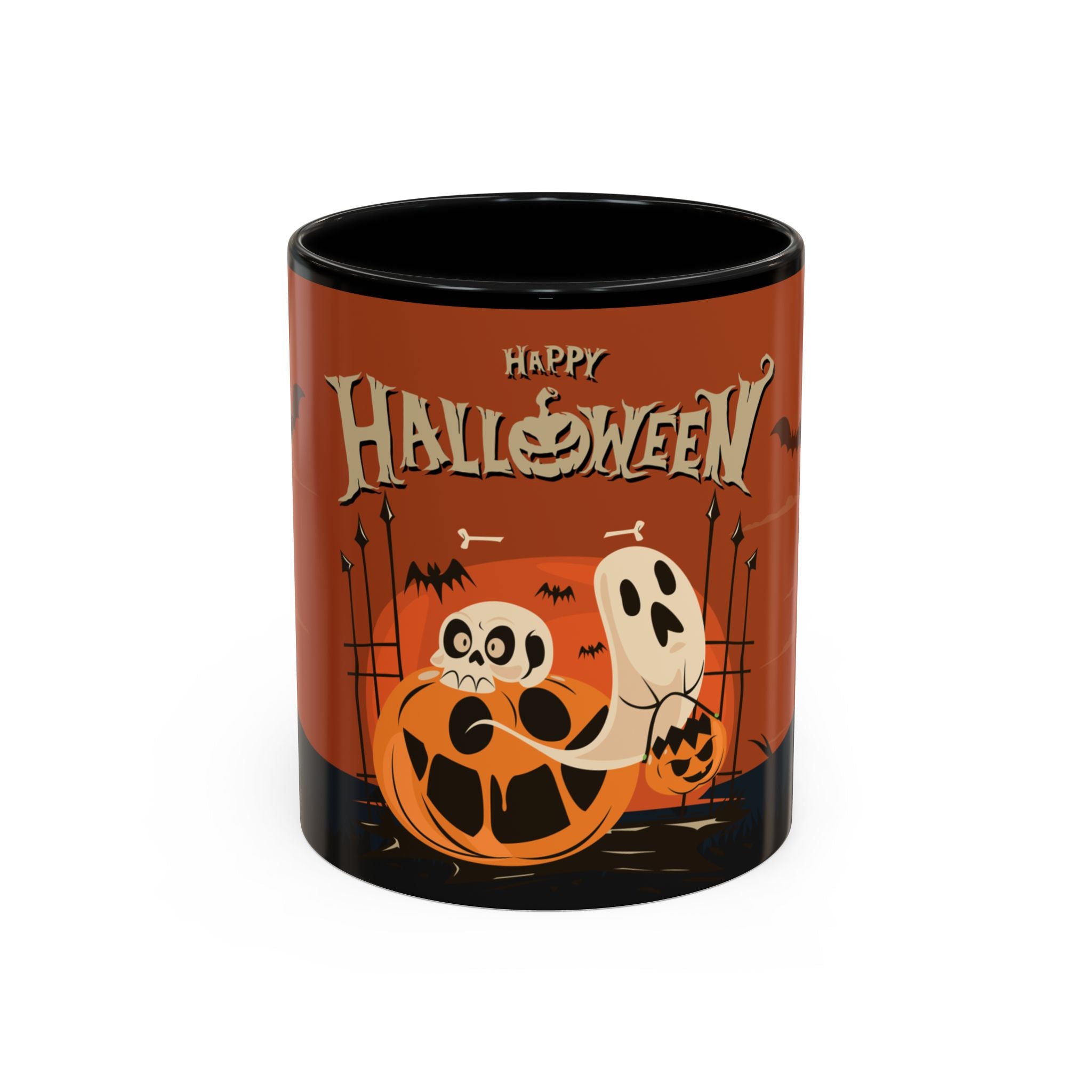 Happy Halloween with Pumpkin | Accent Coffee Mug