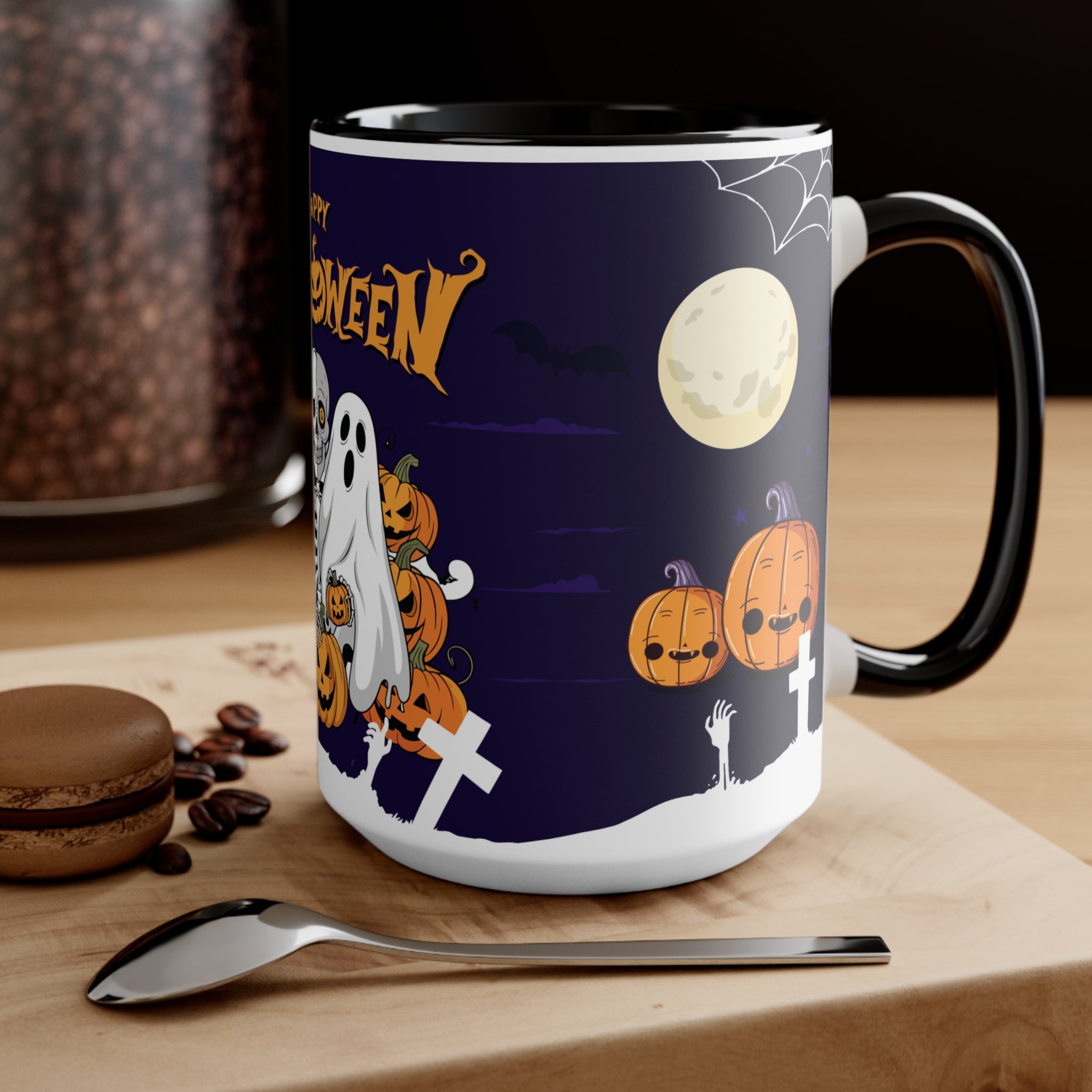 Halloween is Better with Skeleton | Accent Mugs