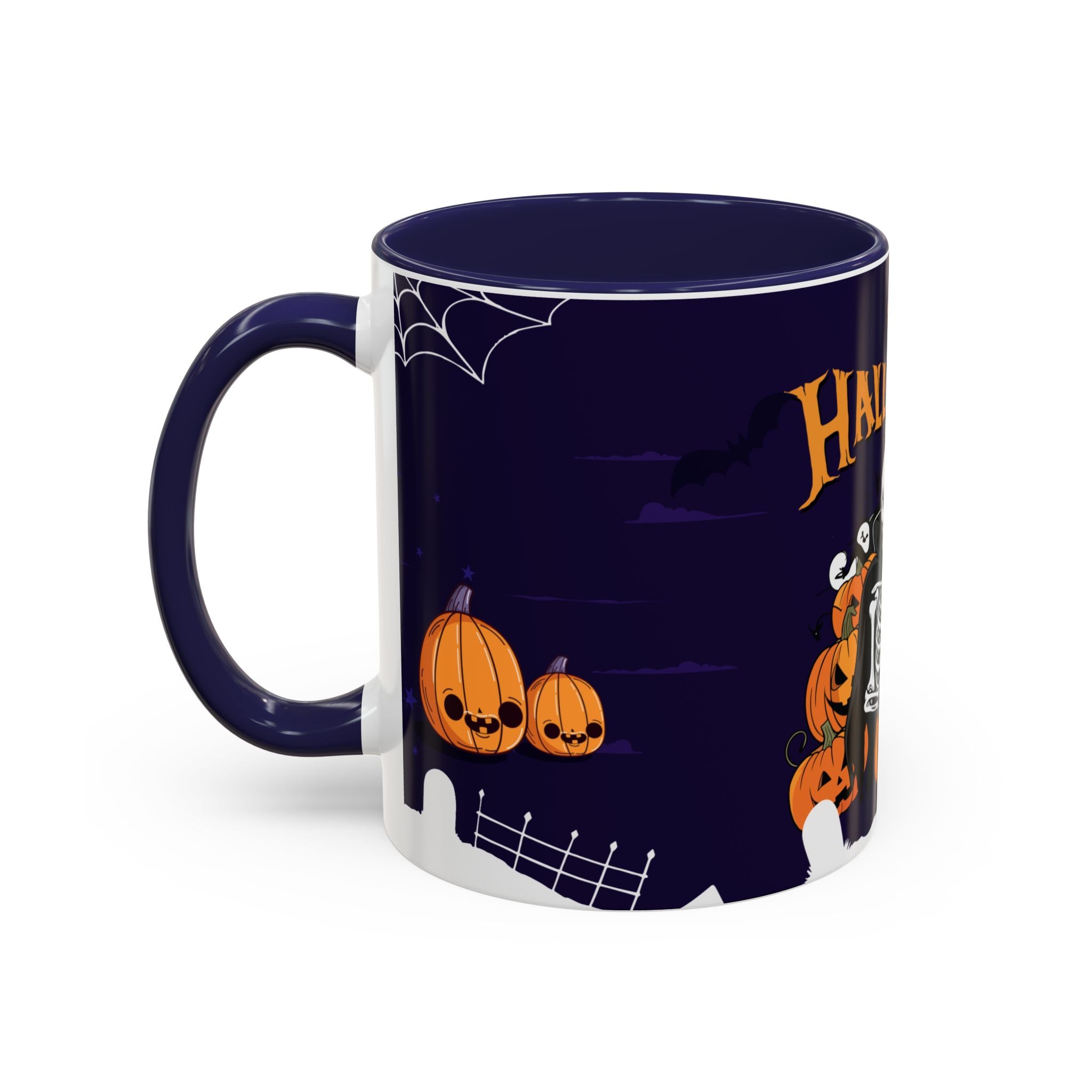 Halloween is Better with Skeleton | Accent Coffee Mug