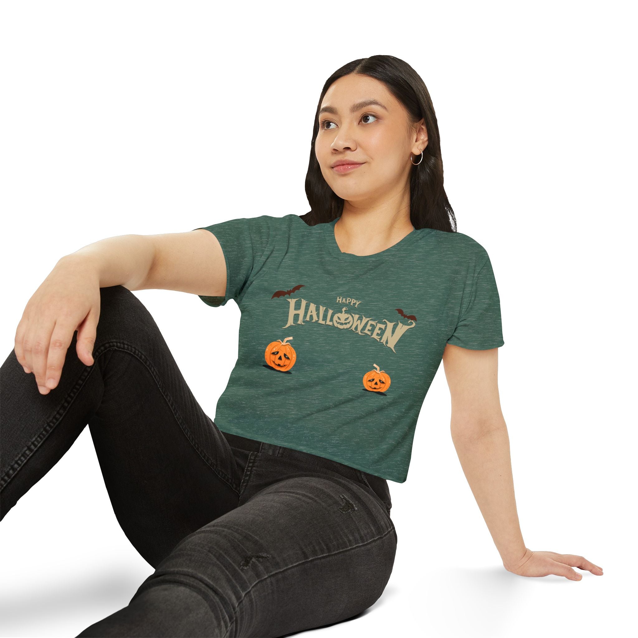 Happy Halloween with Cats | Women's Festival Crop Top