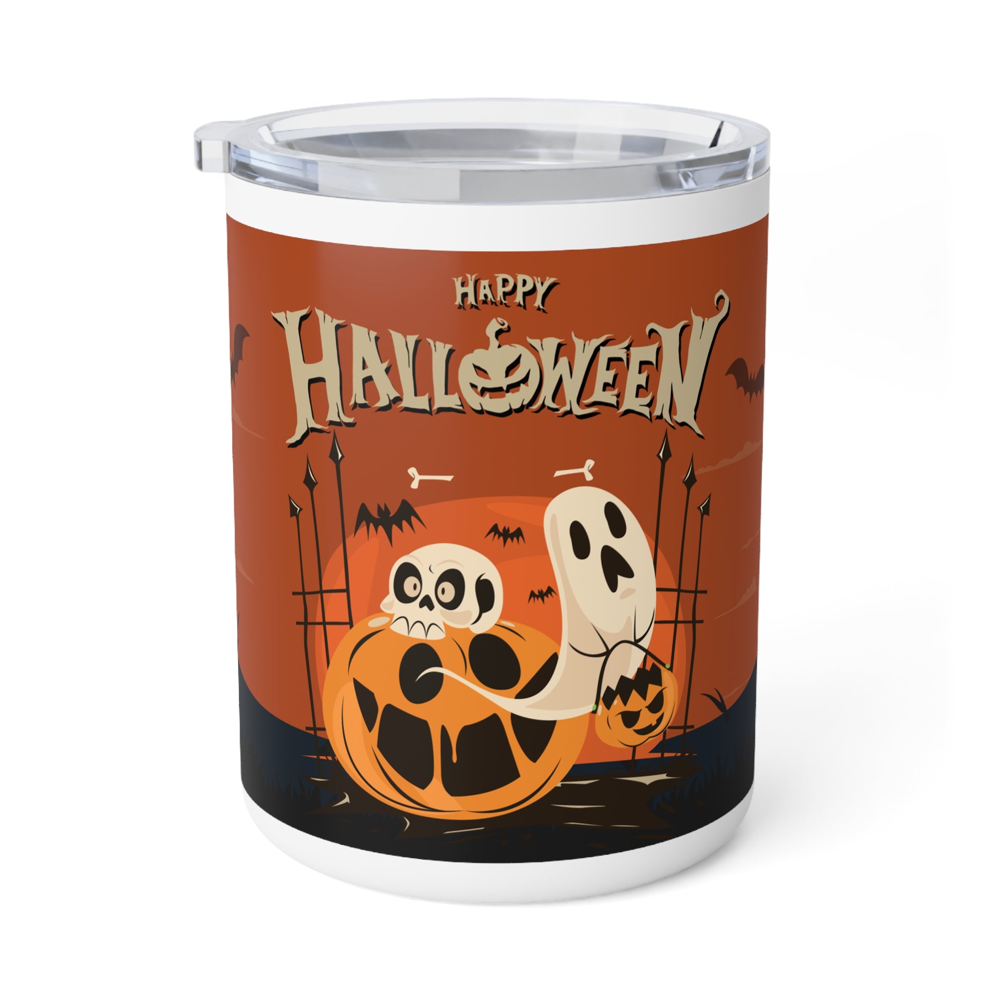 Happy Halloween with Pumpkin | Insulated Coffee Mug
