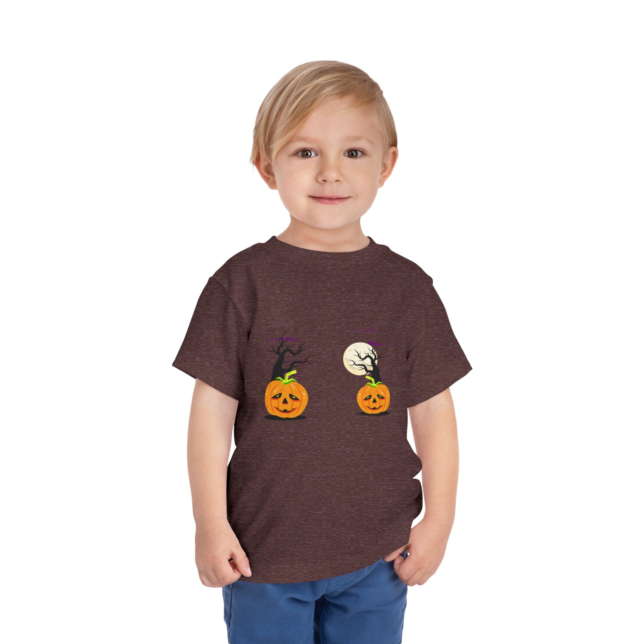 Happy Halloween with Cats | Toddler Short Sleeve Tee