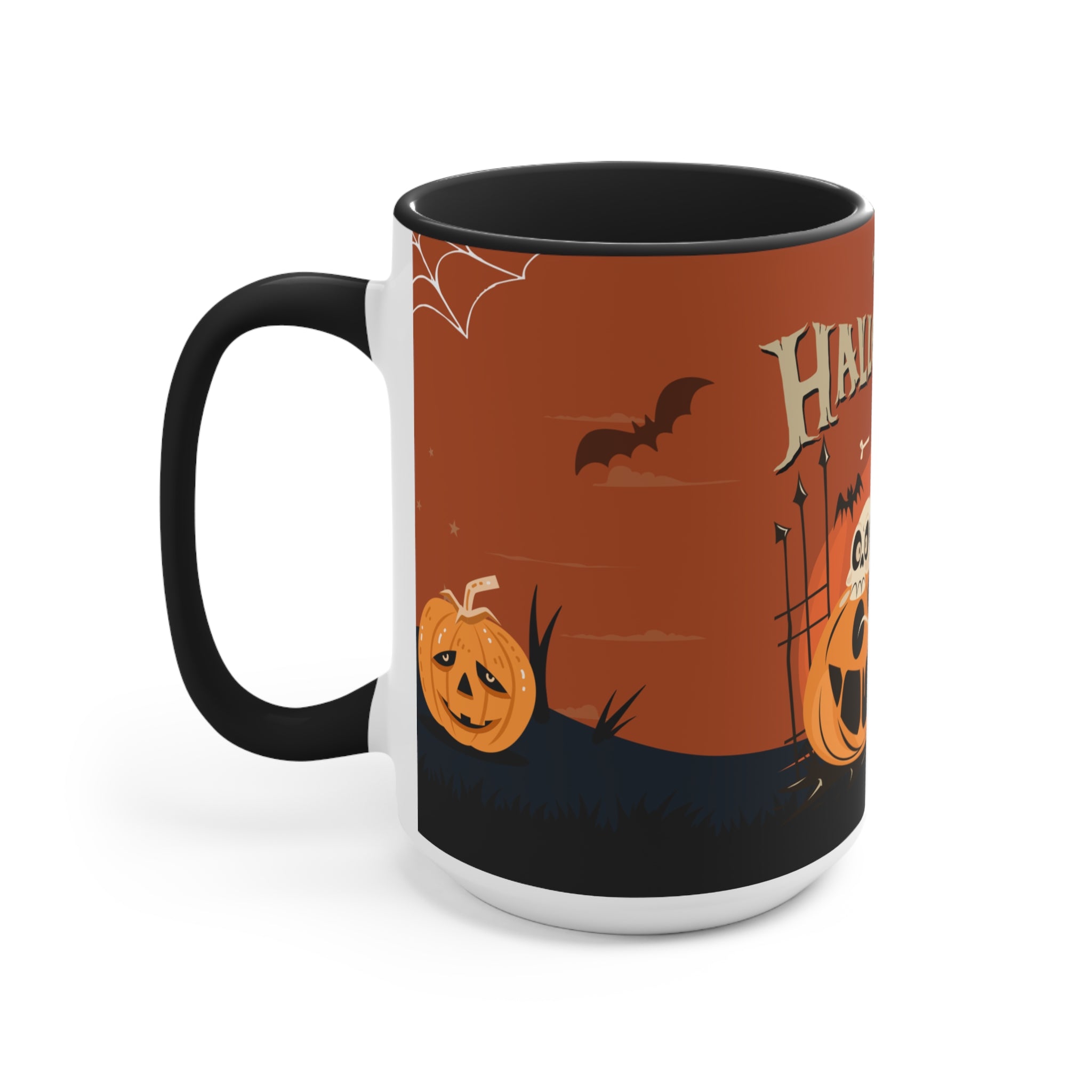Happy Halloween with Pumpkin | Accent Mugs