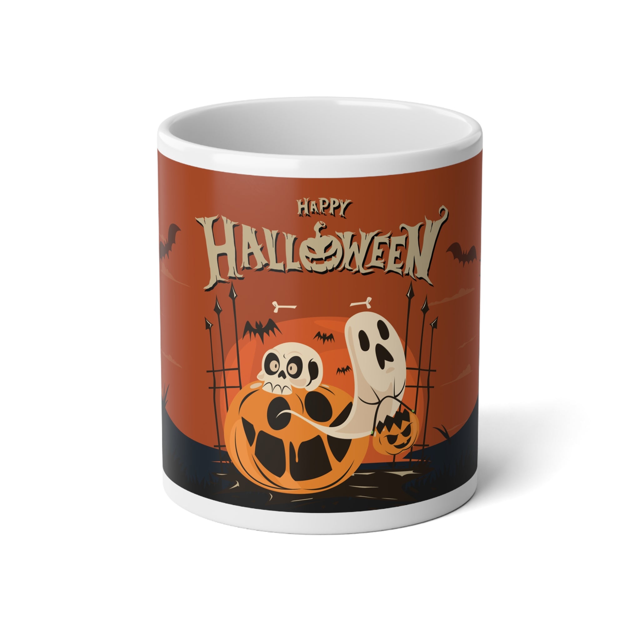 Happy Halloween with Pumpkin | Jumbo Mug