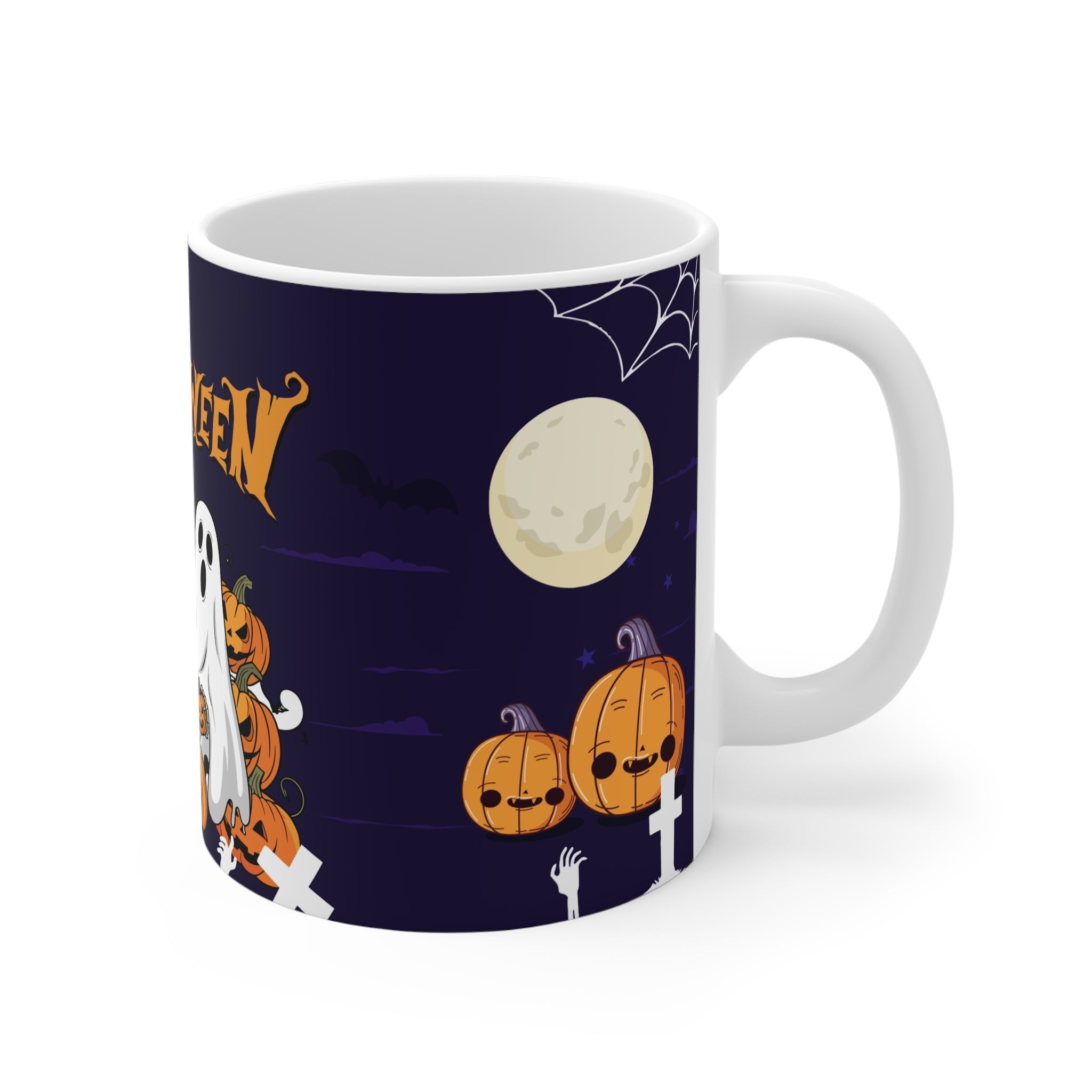 Halloween is Better with Skeleton | White Mug