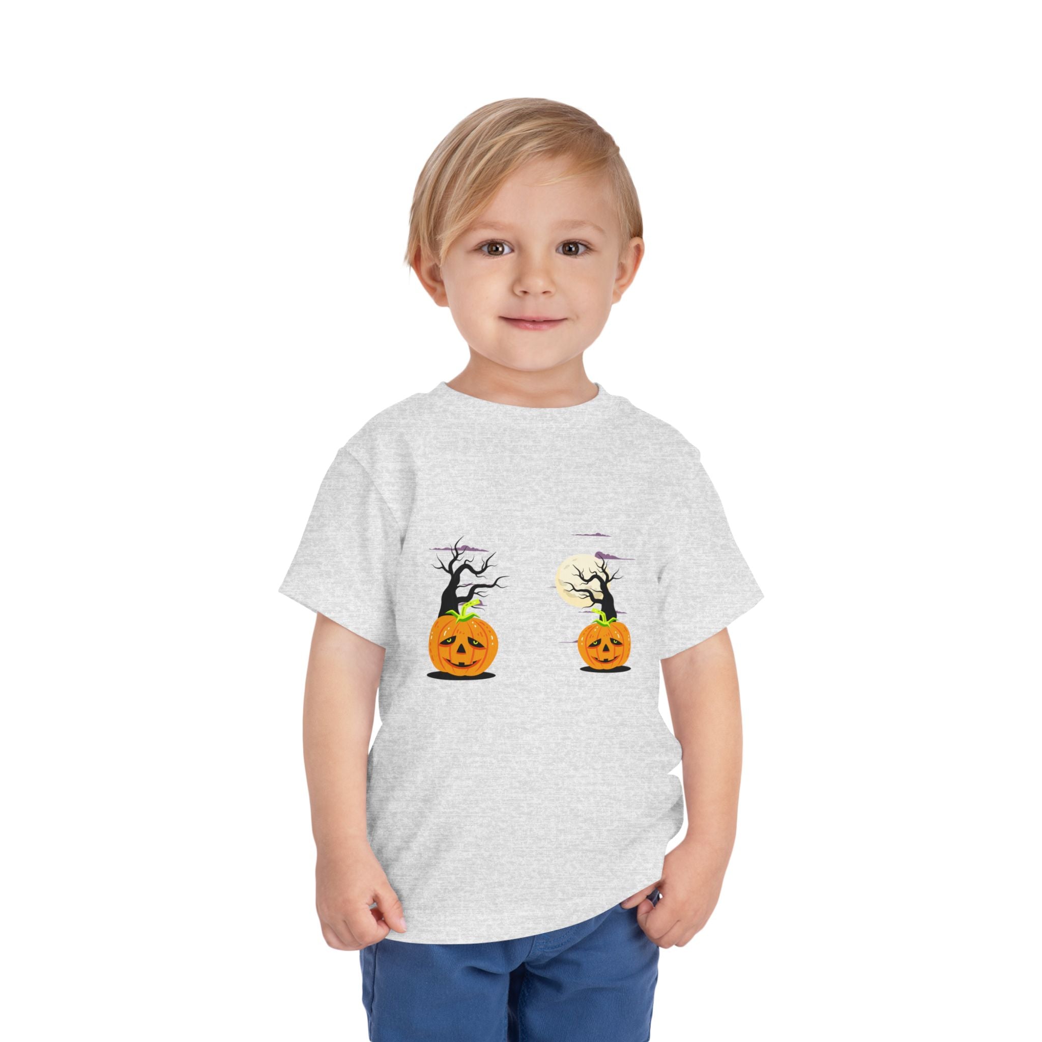 Happy Halloween with Cats | Toddler Short Sleeve Tee
