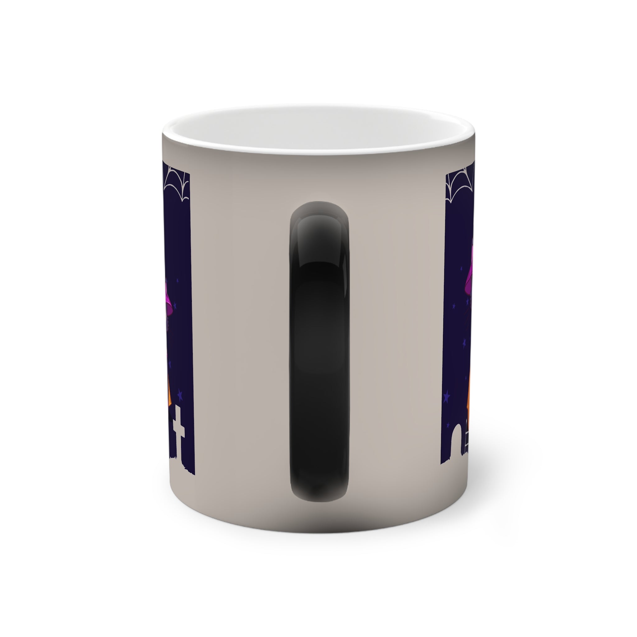 Happy Halloween with Witch's Cats | Color-Changing Mug