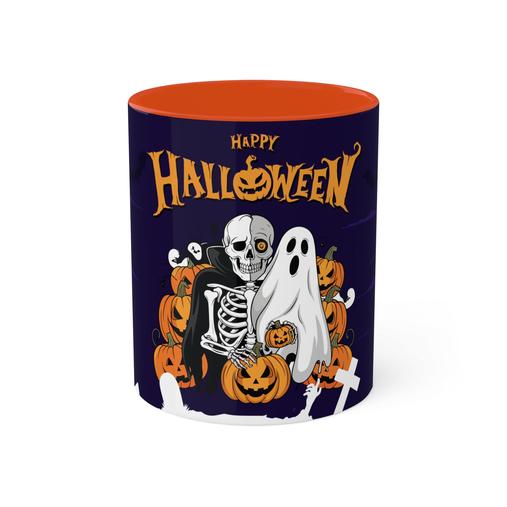 Halloween is Better with Skeleton | Colorful Mugs