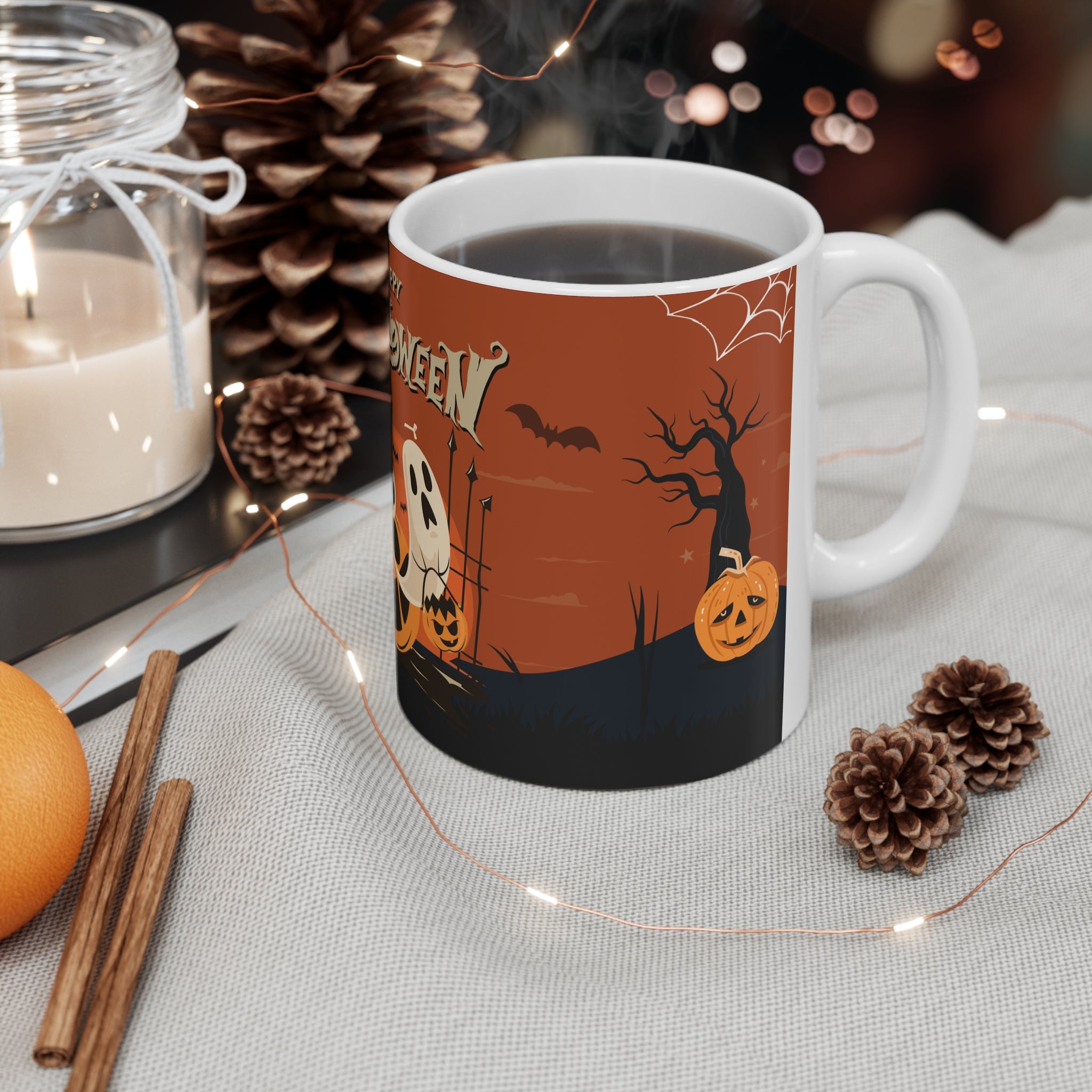 Happy Halloween with Pumpkin | Mug