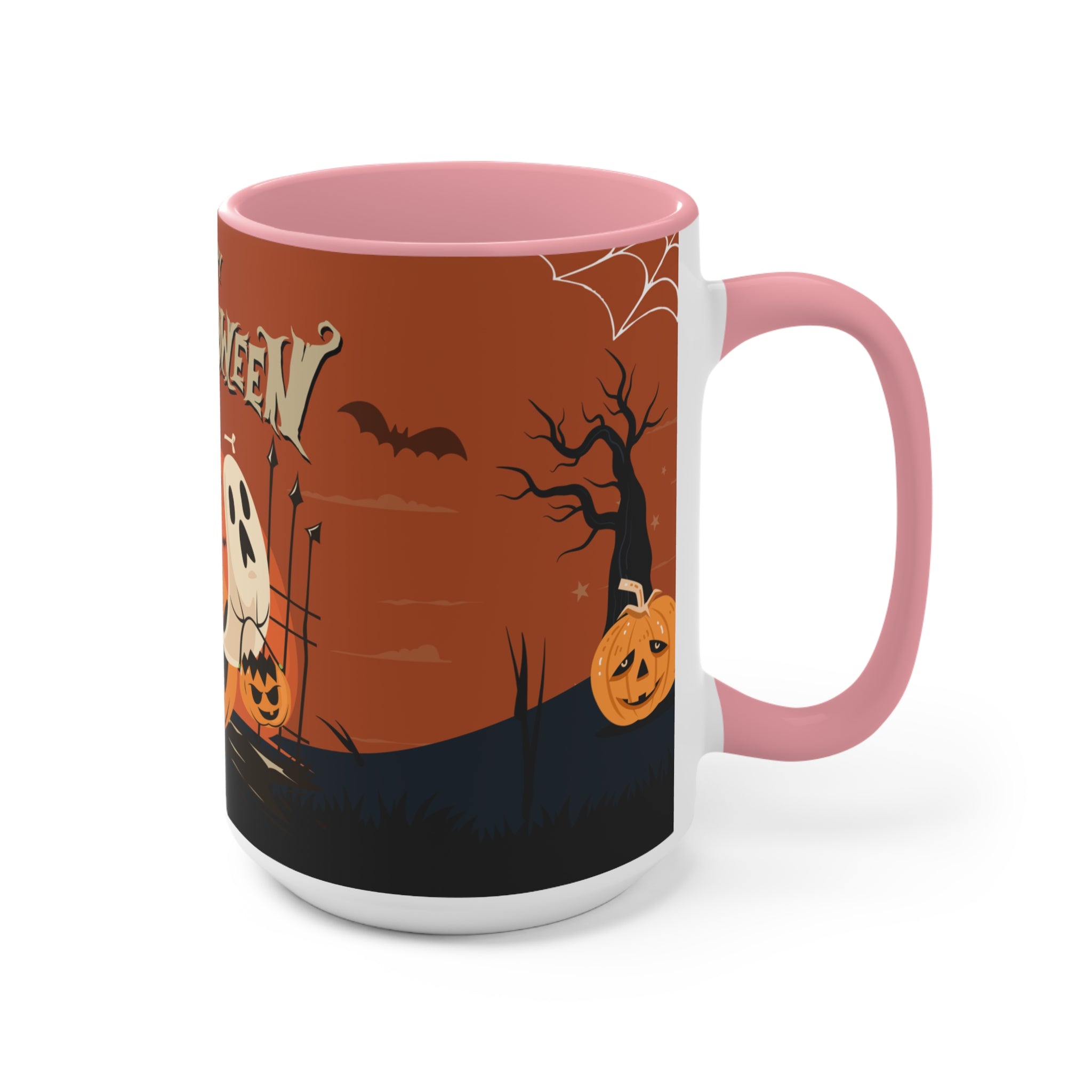 Happy Halloween with Pumpkin | Accent Mugs
