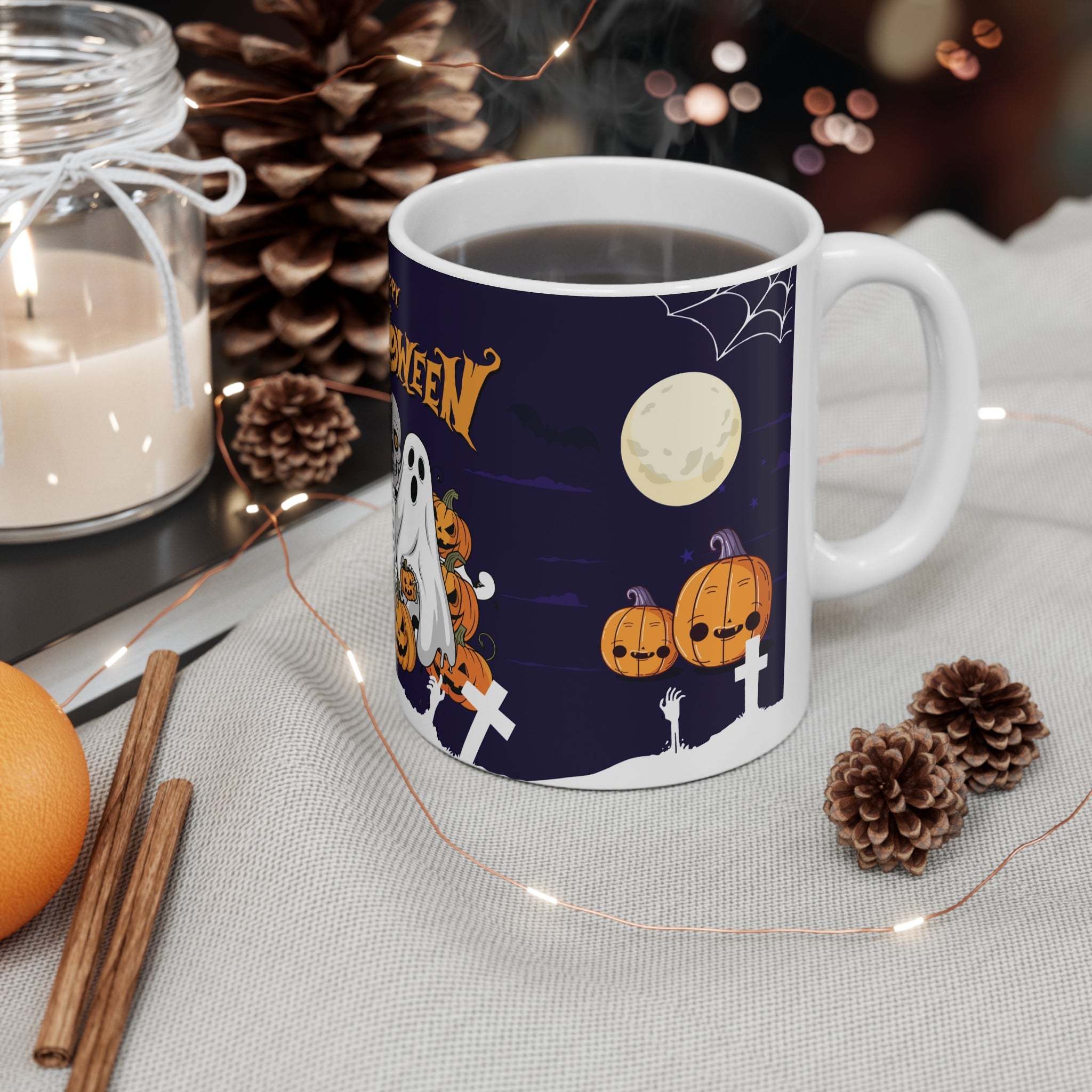 Halloween is Better with Skeleton | Mug