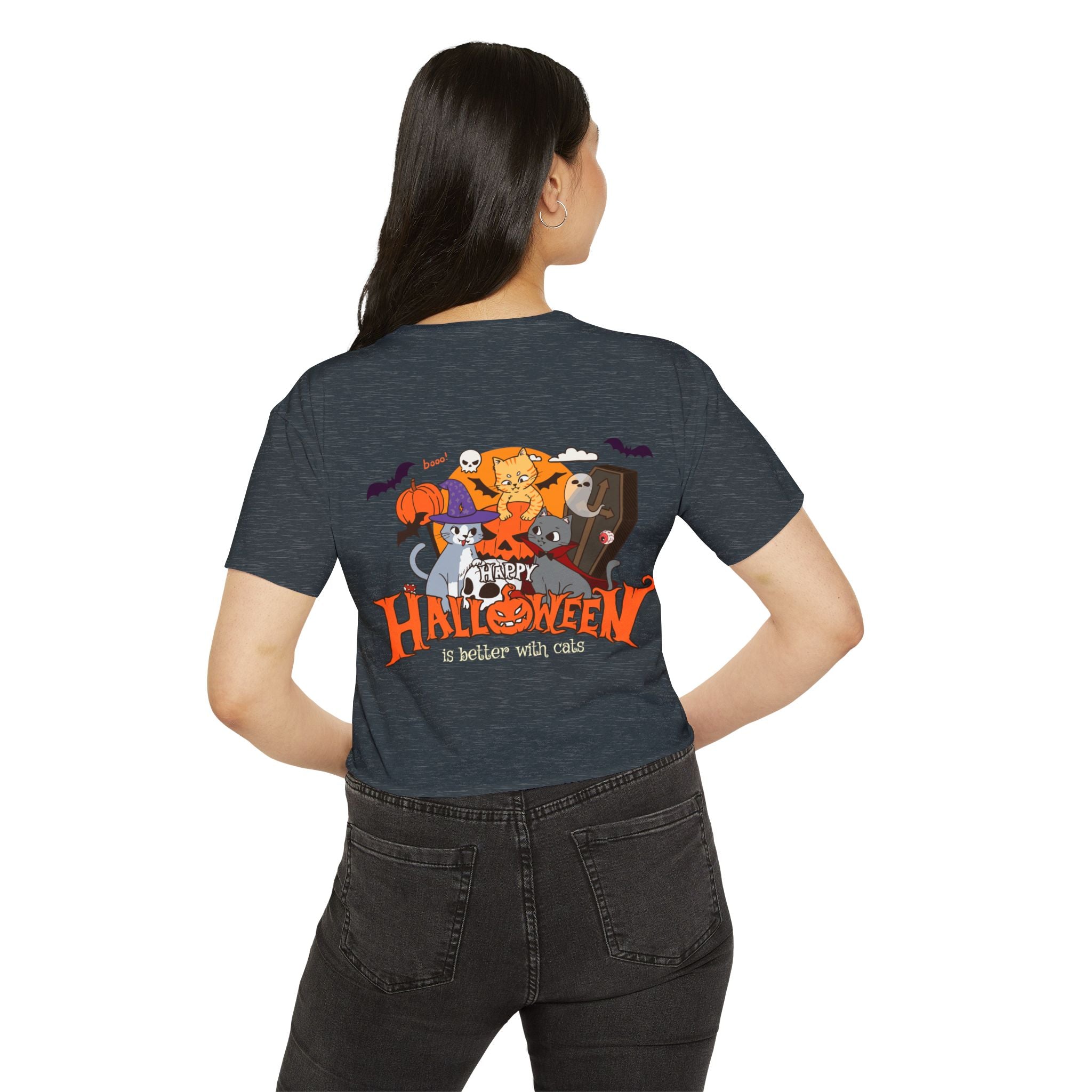 Happy Halloween with Cats | Women's Festival Crop Top