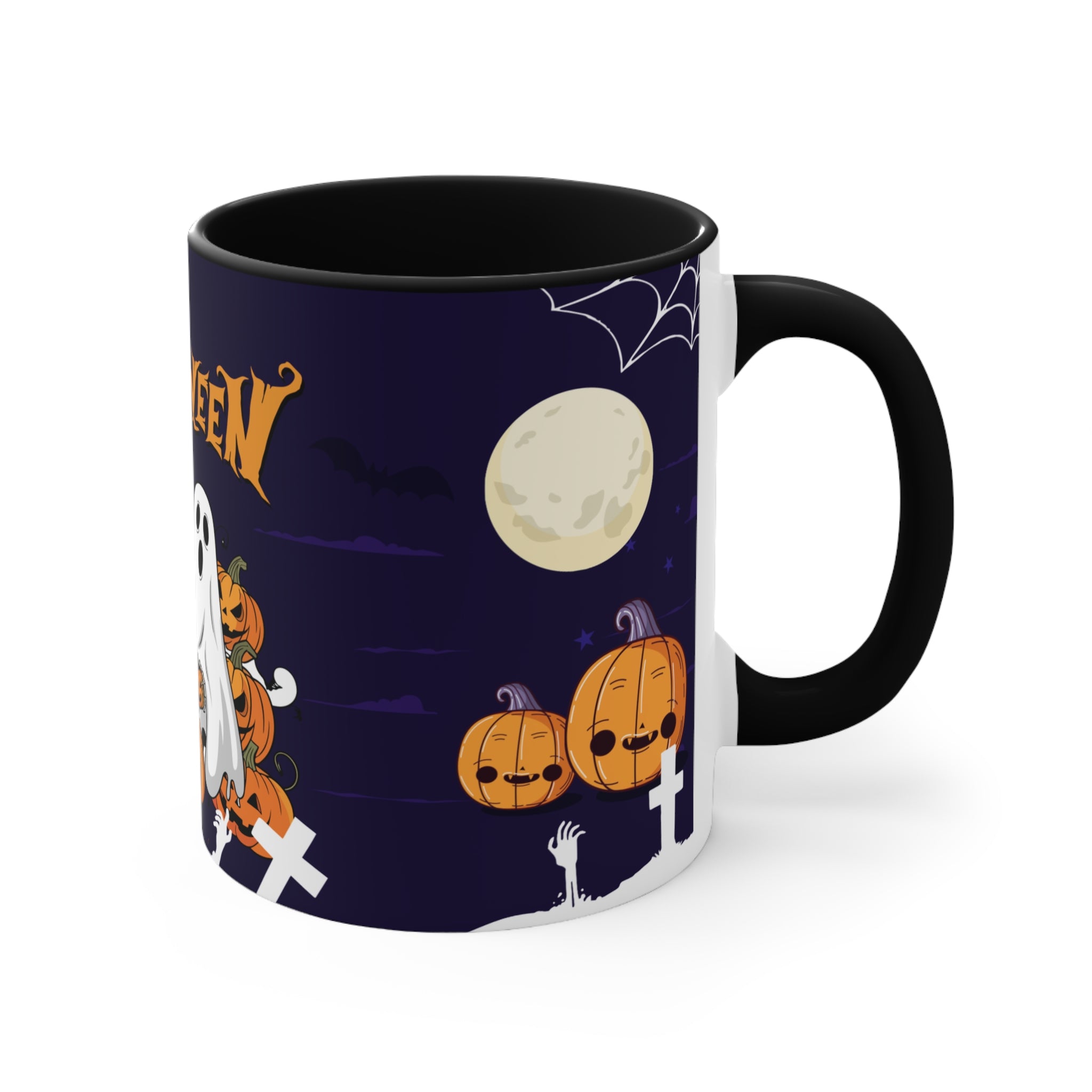 Halloween is Better with Skeleton | Colorful Accent Mugs