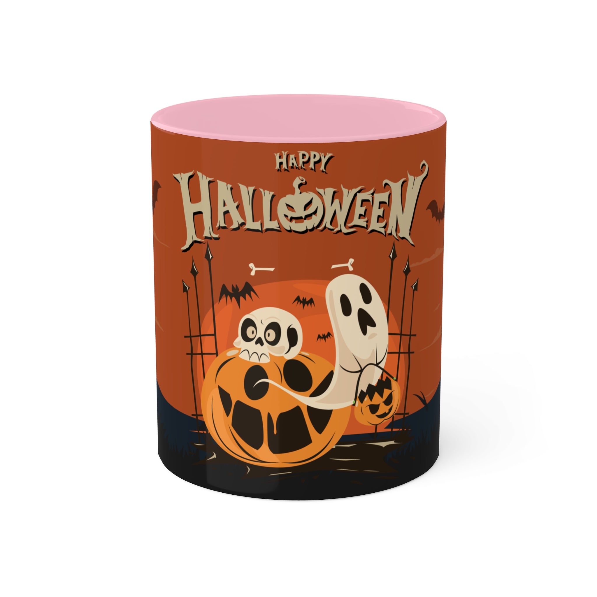 Happy Halloween with Pumpkin | Colorful Mugs