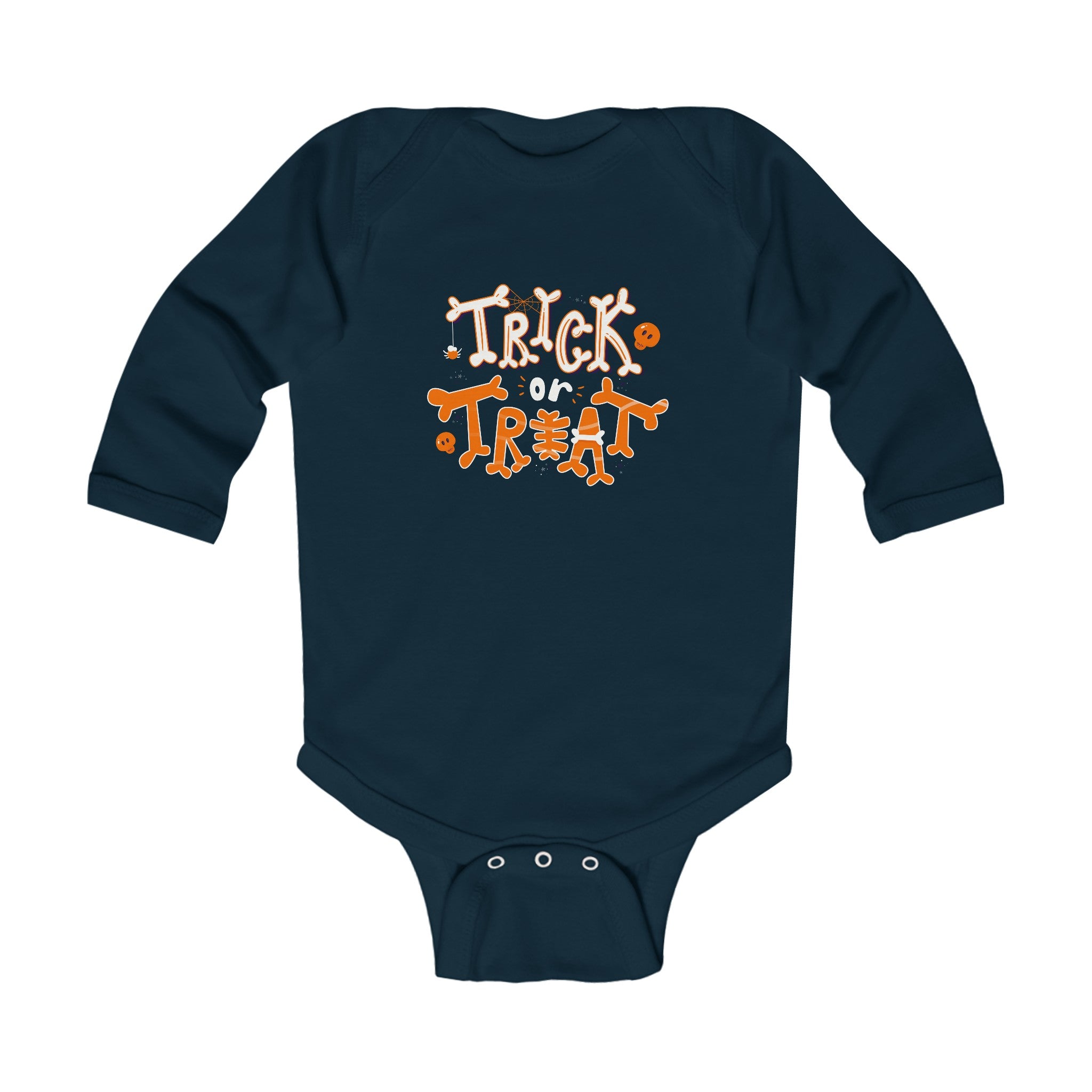 Halloween Trick or Treat with Cats | Infant Long Sleeve Bodysuit