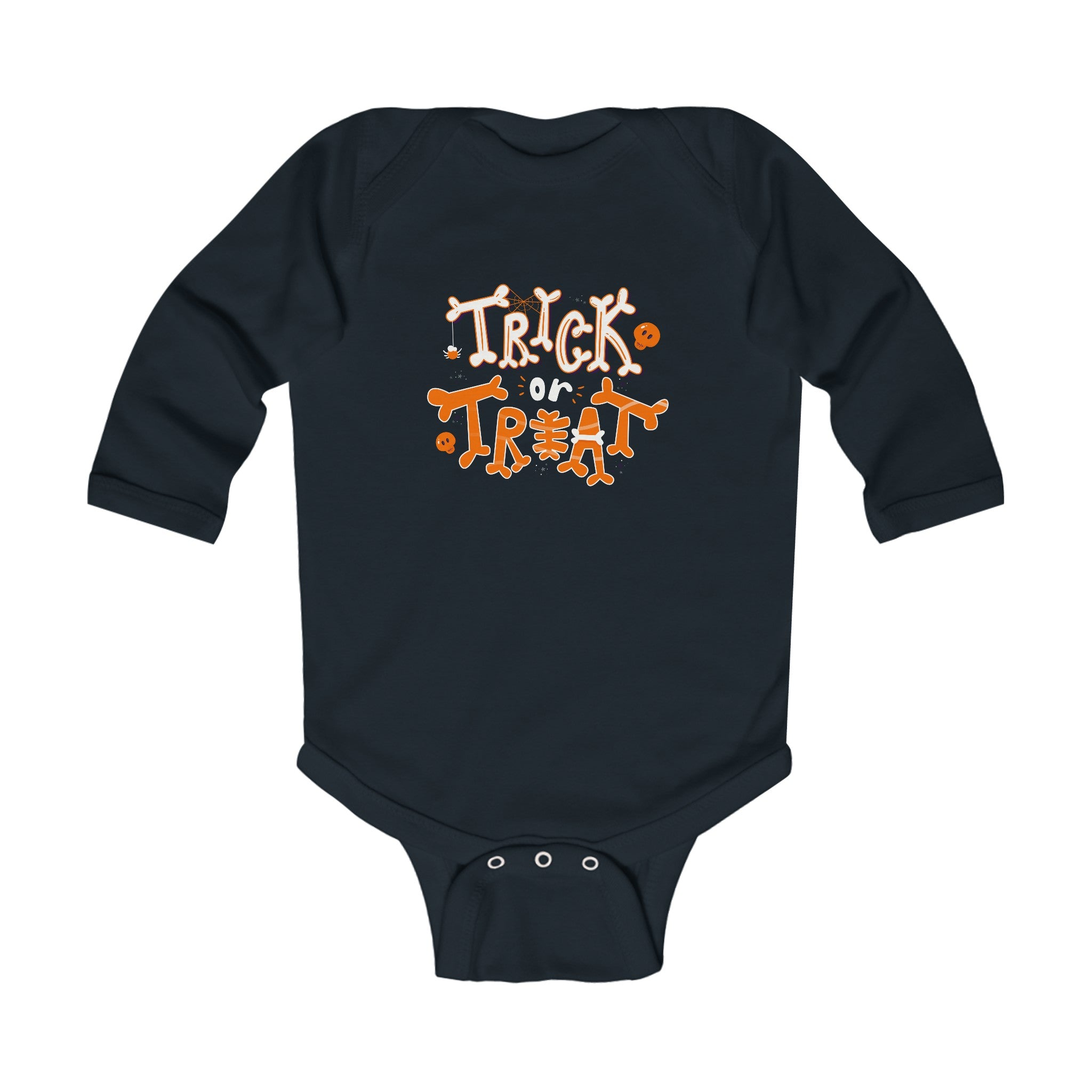 Halloween Trick or Treat with Cats | Infant Long Sleeve Bodysuit