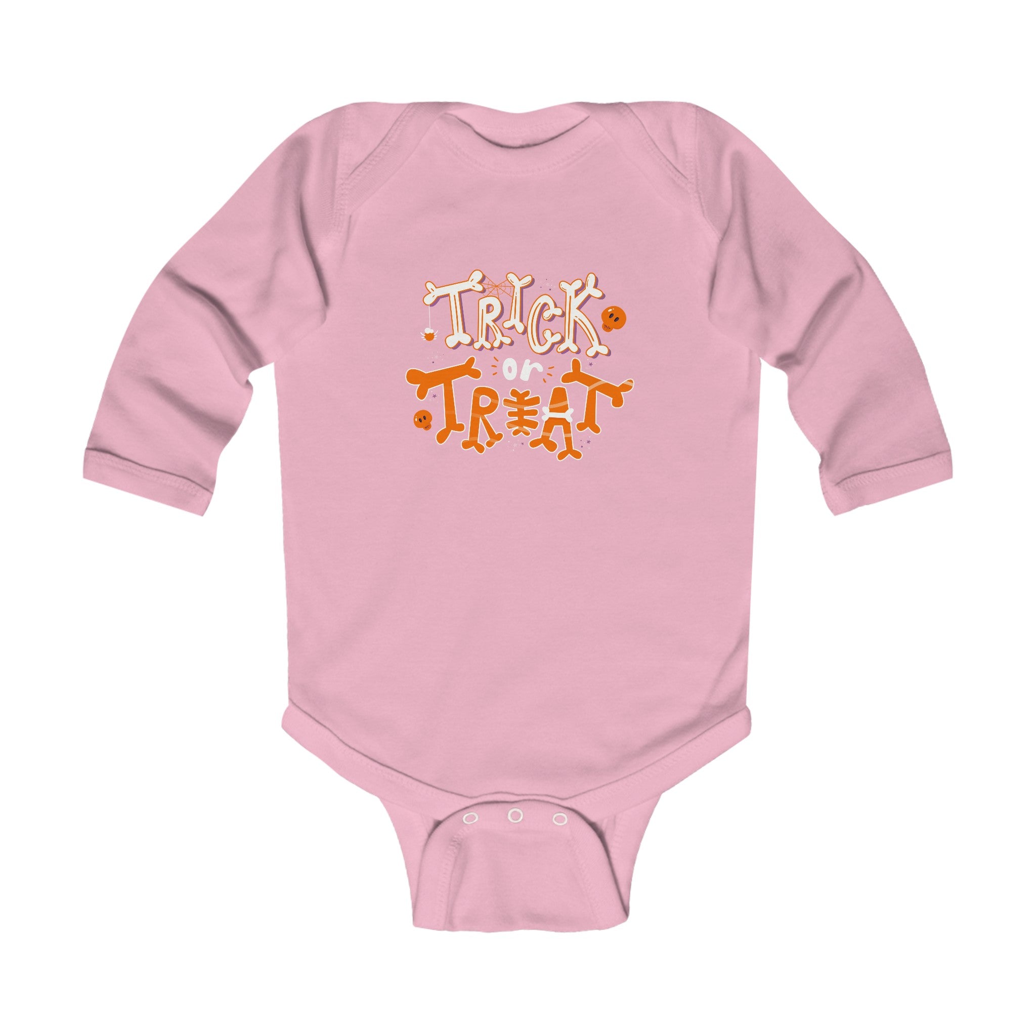 Halloween Trick or Treat with Cats | Infant Long Sleeve Bodysuit