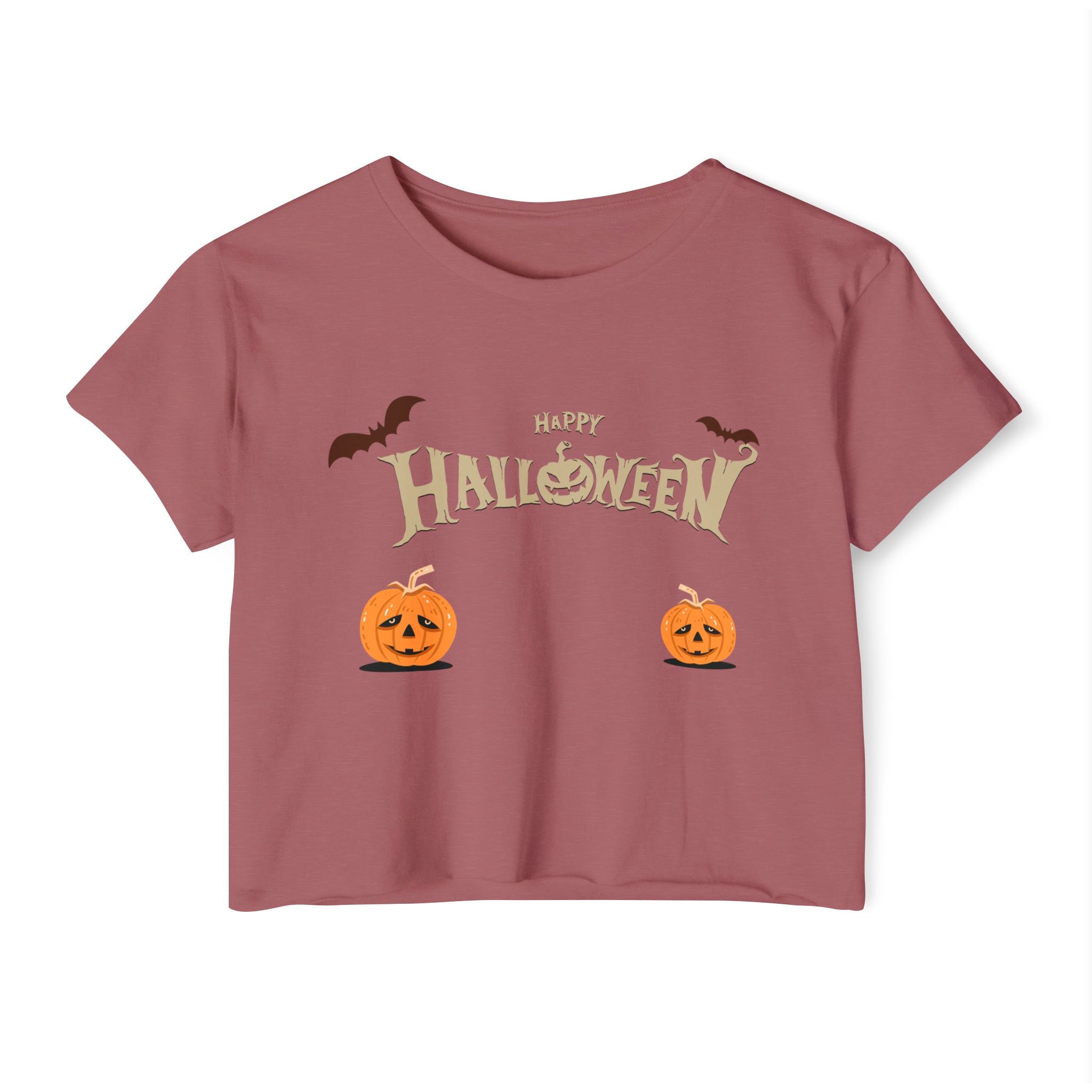 Happy Halloween with Cats | Women's Festival Crop Top