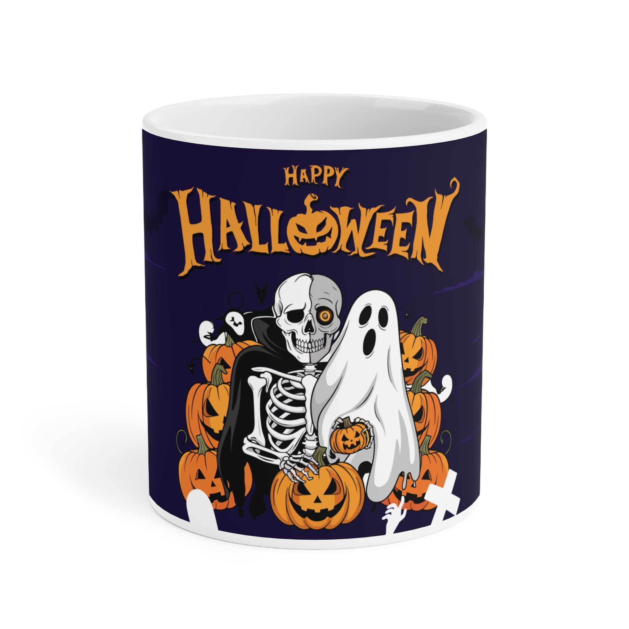 Halloween is Better with Skeleton | Ceramic Mugs