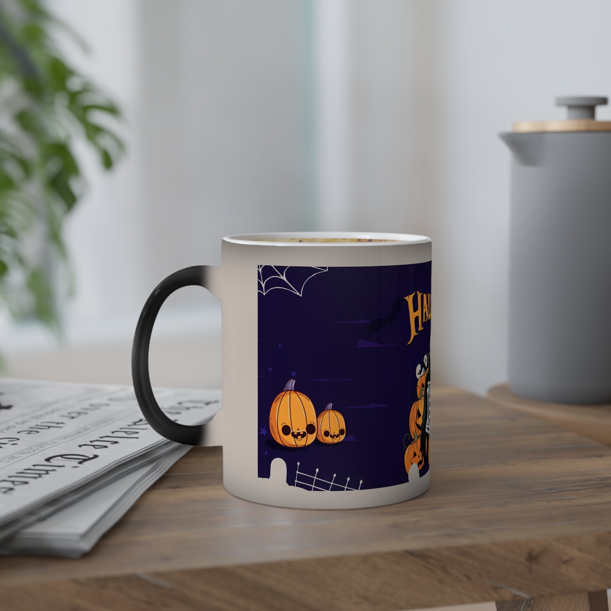 Halloween is Better with Skeleton | Color-Changing Mug