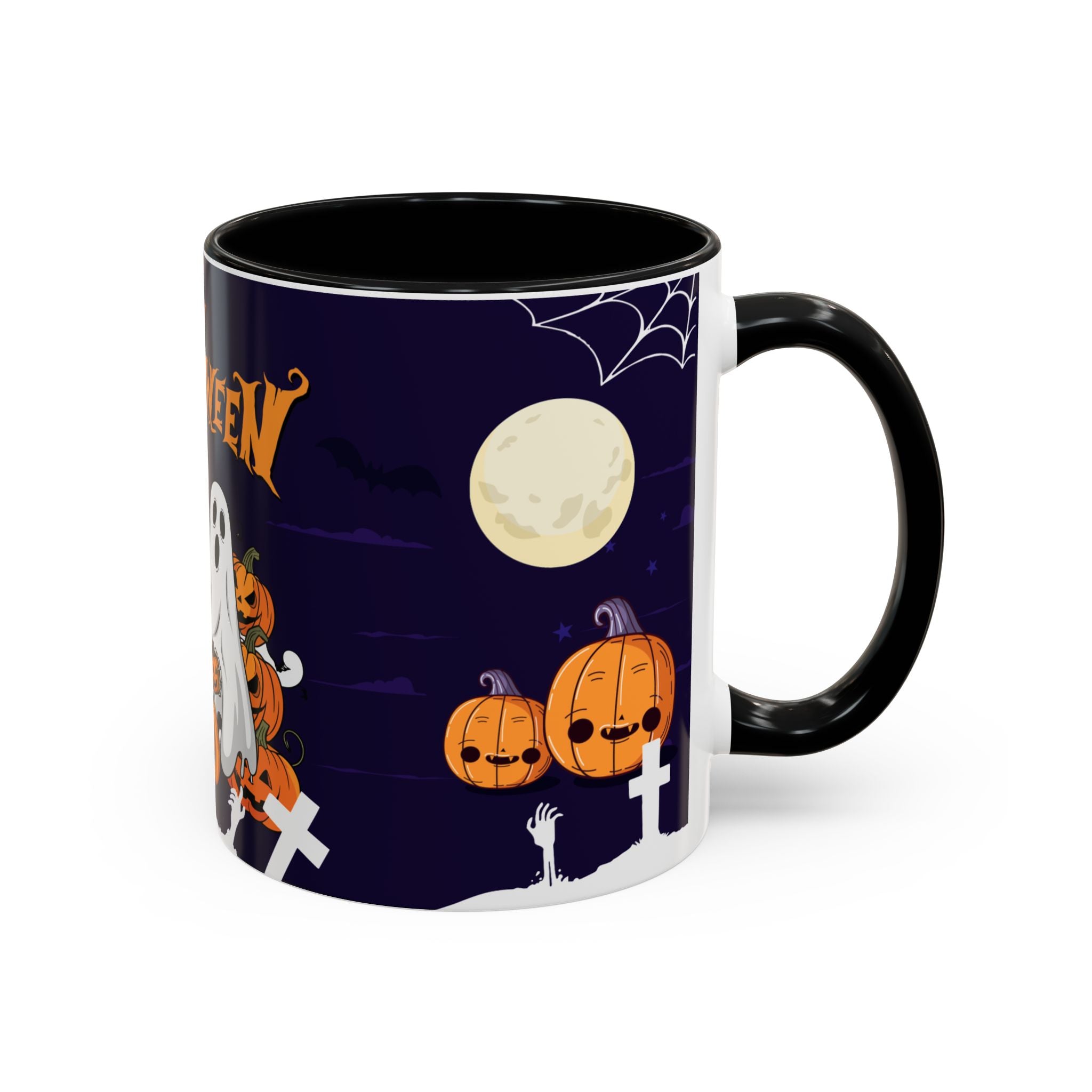 Halloween is Better with Skeleton | Accent Coffee Mug