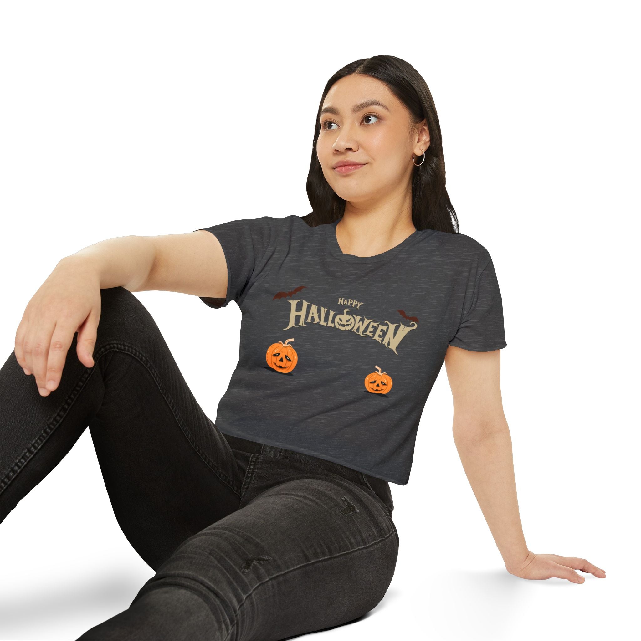 Happy Halloween with Cats | Women's Festival Crop Top