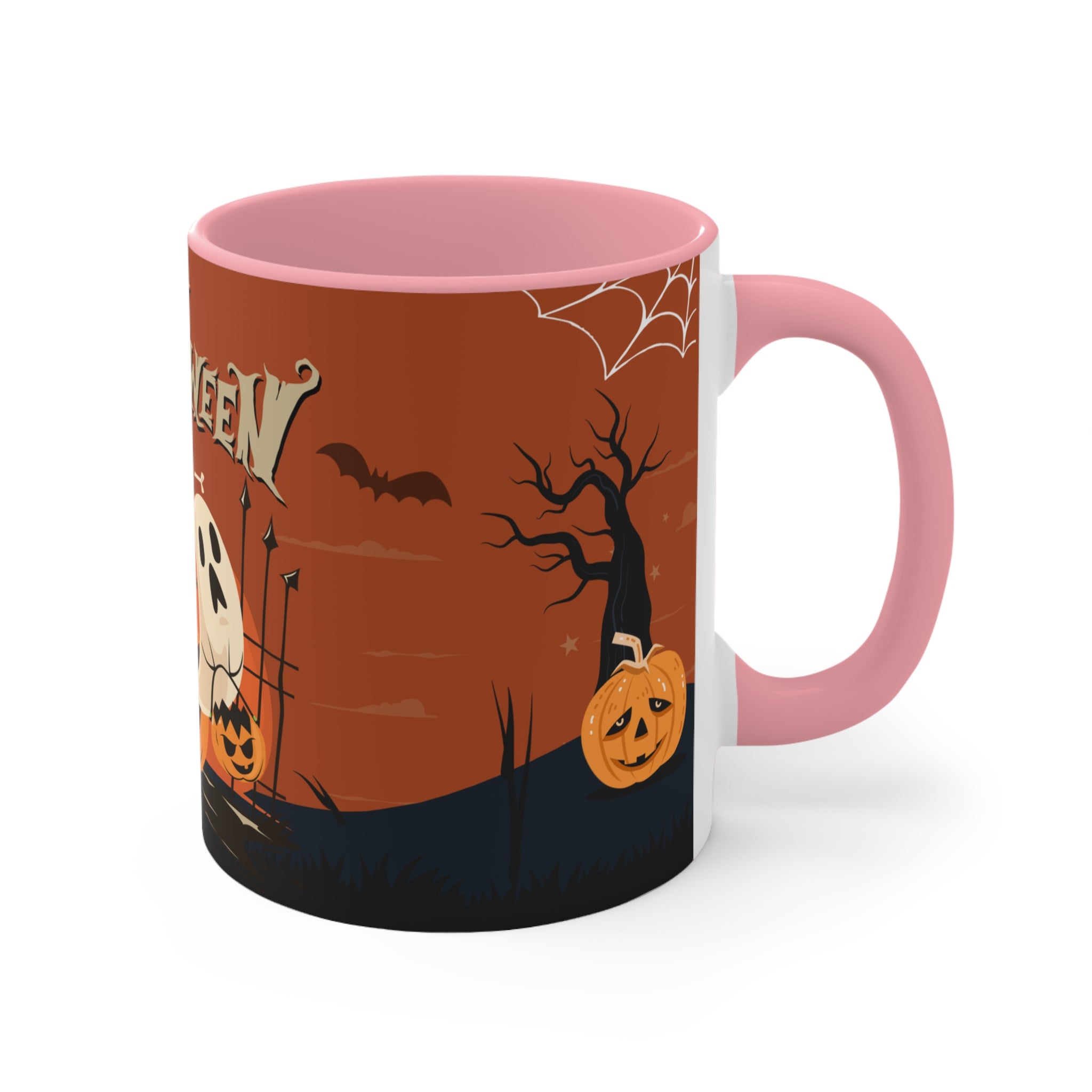 Happy Halloween with Pumpkin | Accent Mugs