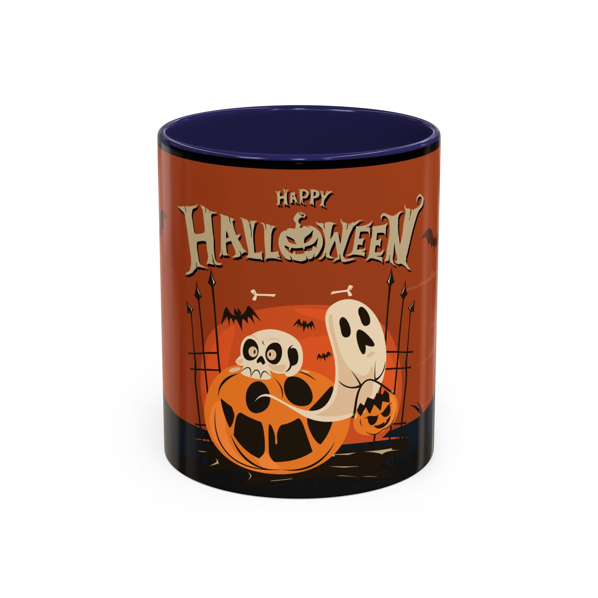 Happy Halloween with Pumpkin | Accent Coffee Mug
