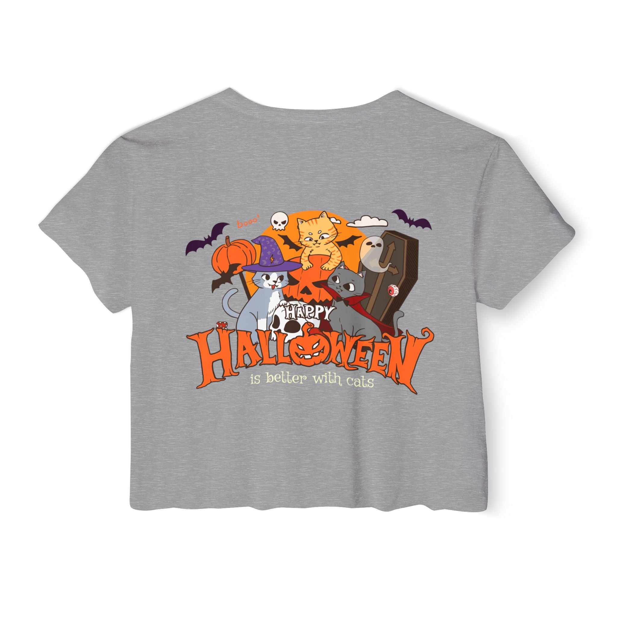 Happy Halloween with Cats | Women's Festival Crop Top