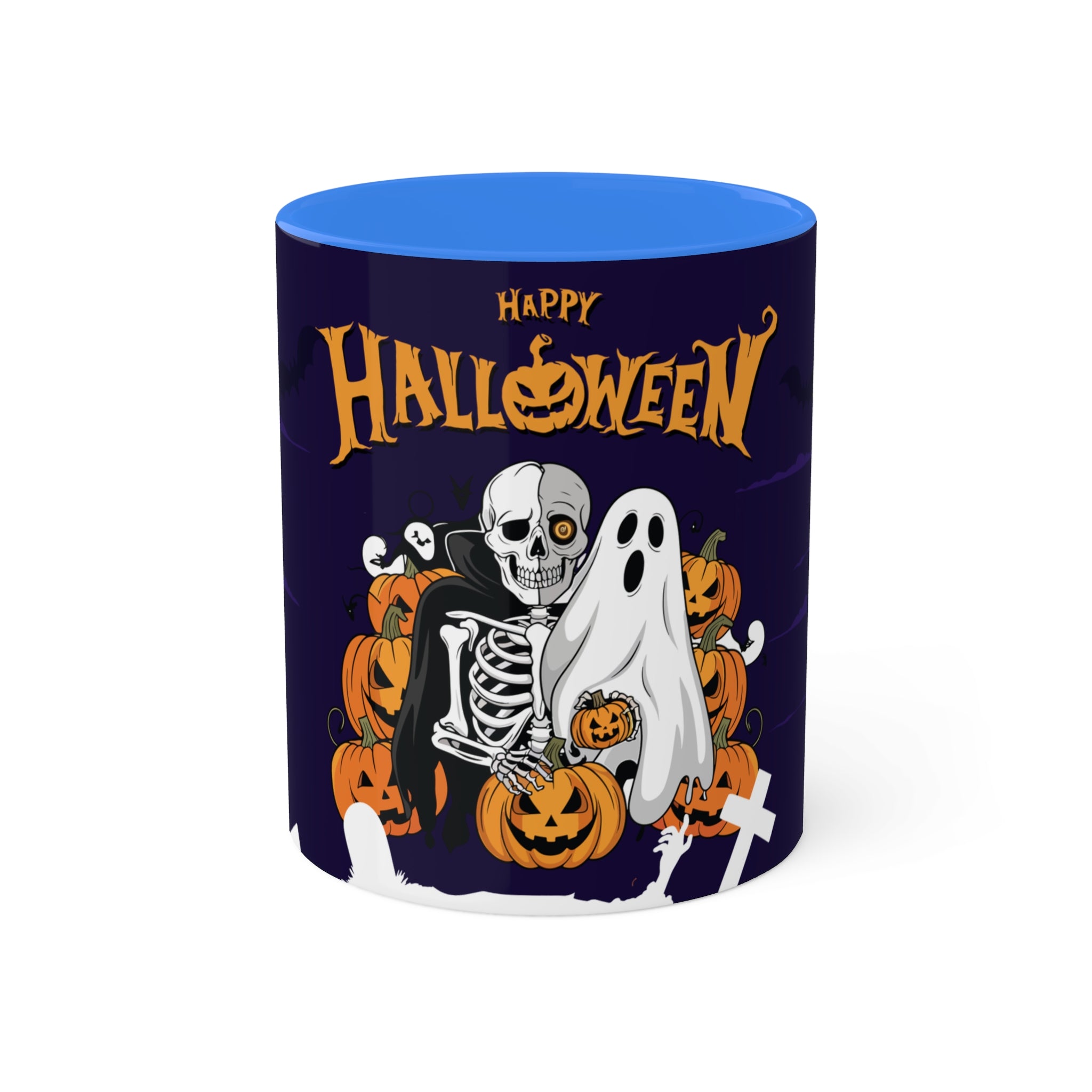 Halloween is Better with Skeleton | Colorful Mugs