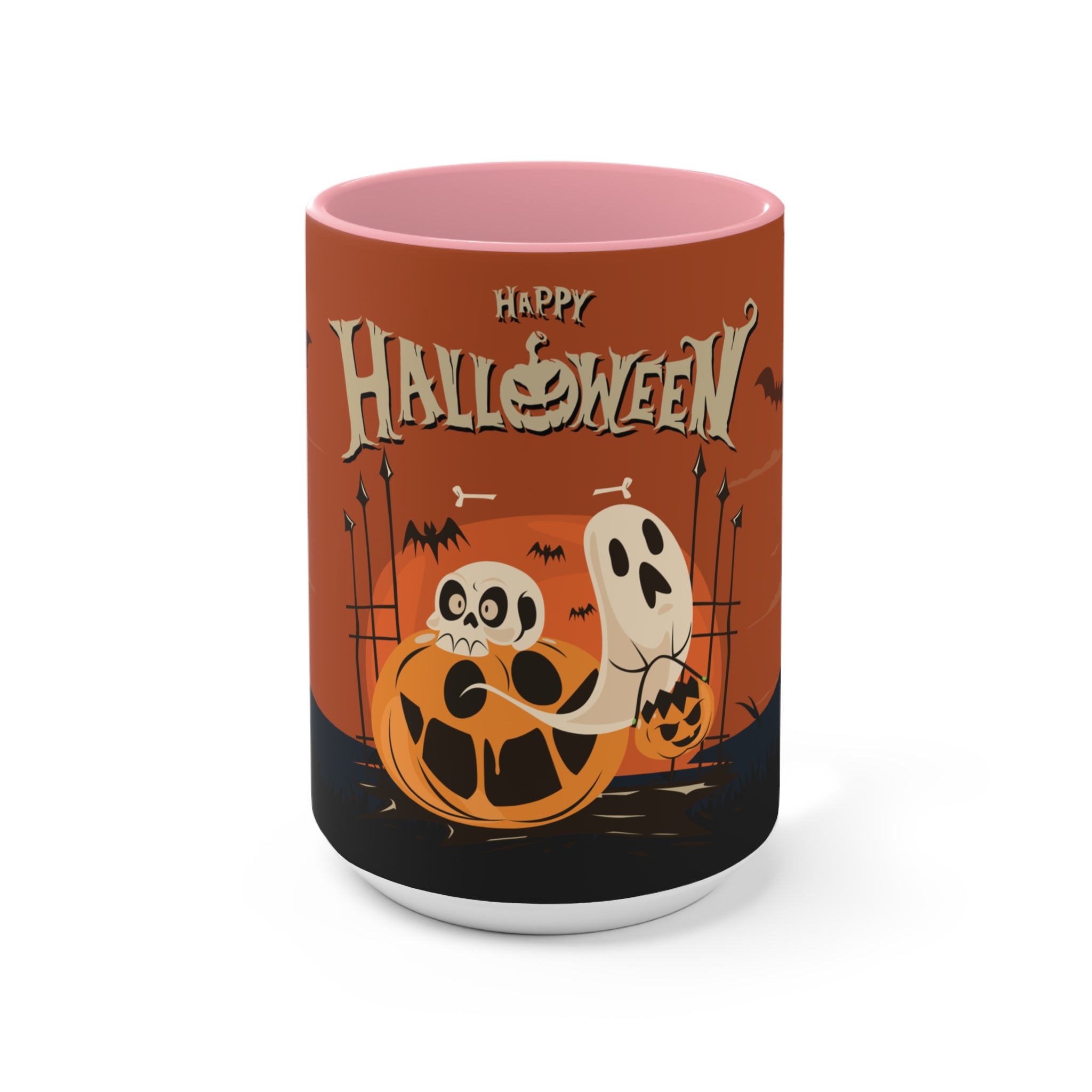 Happy Halloween with Pumpkin | Accent Mugs