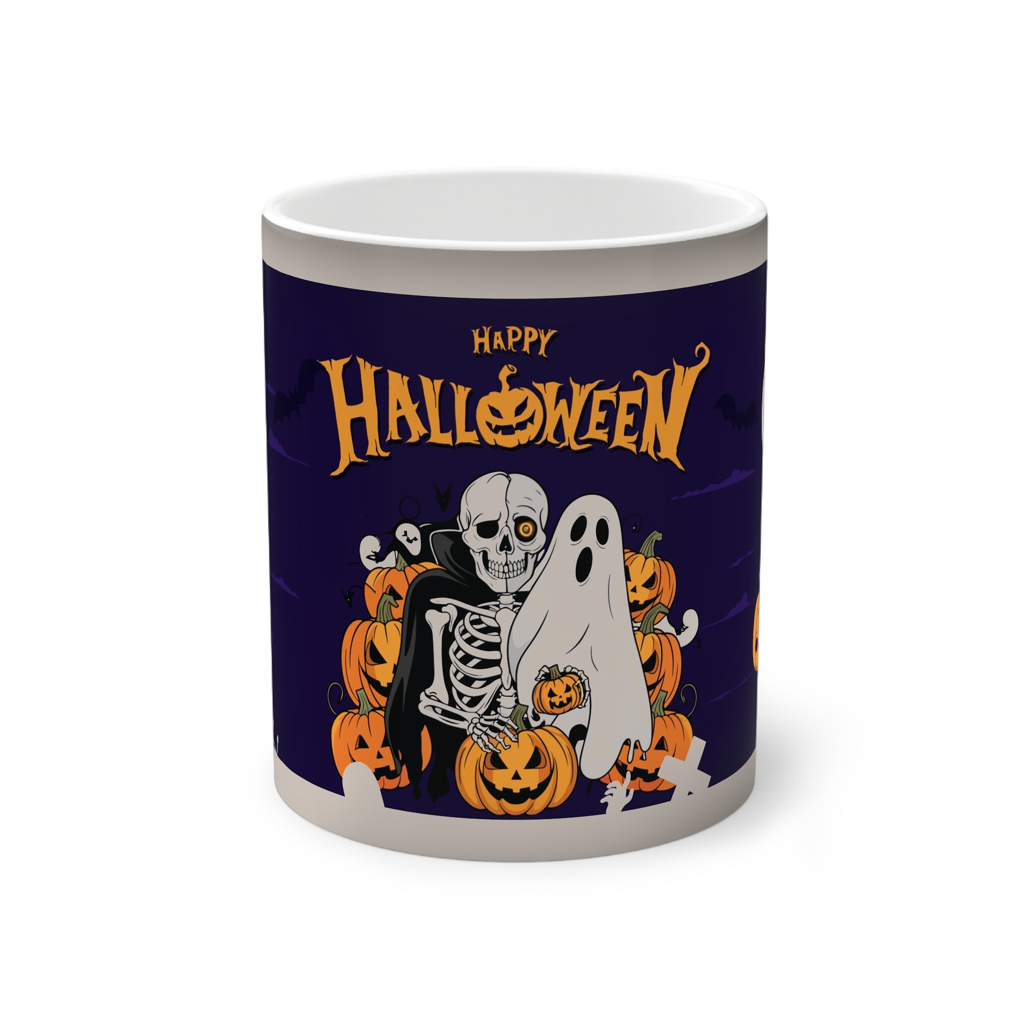 Halloween is Better with Skeleton | Color-Changing Mug