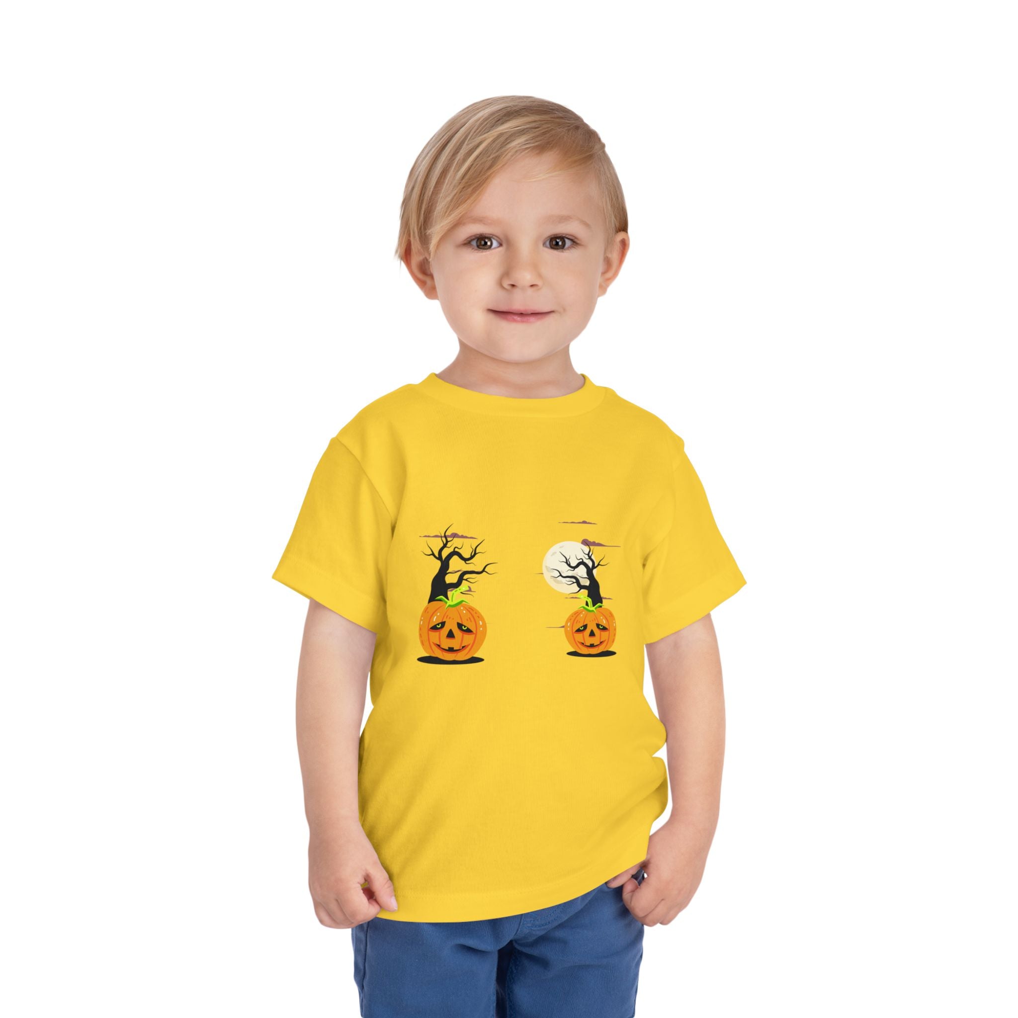 Happy Halloween with Cats | Toddler Short Sleeve Tee