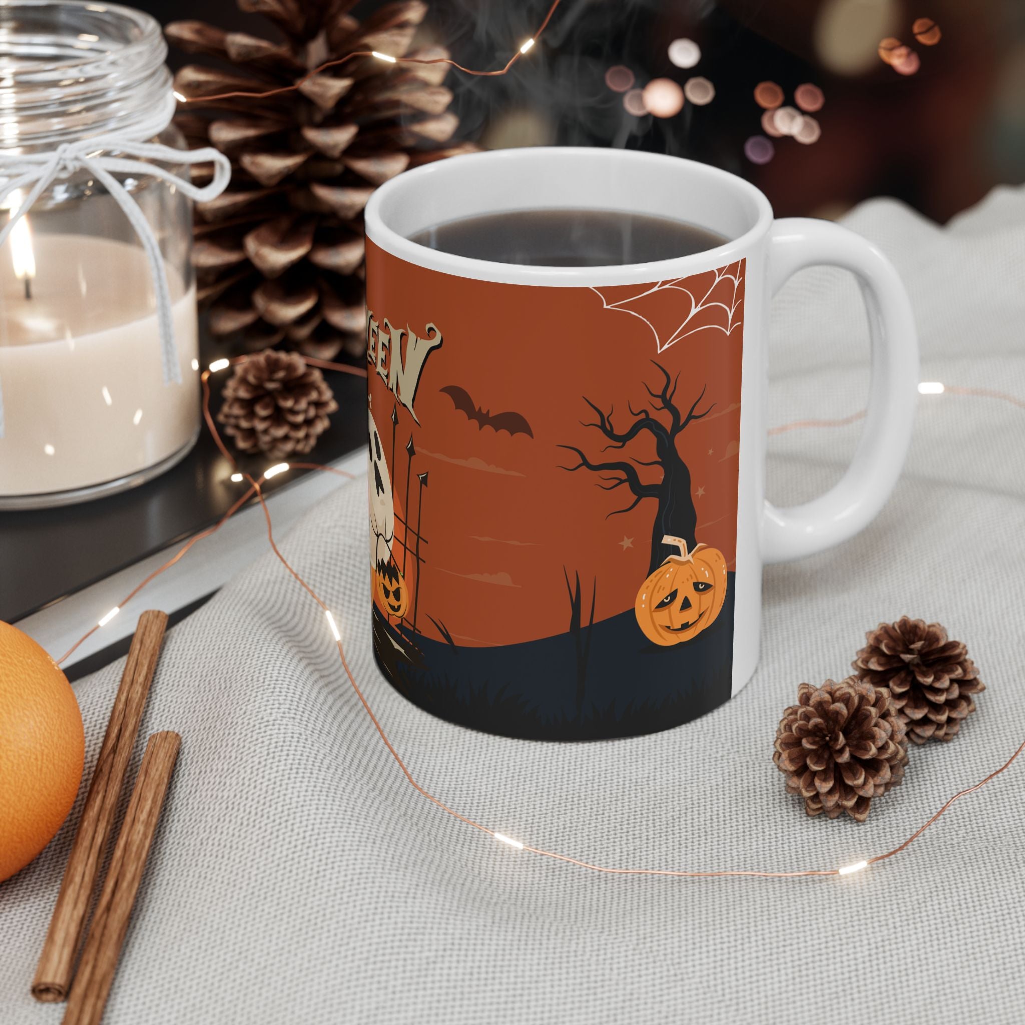 Happy Halloween with Pumpkin | Ceramic Mug