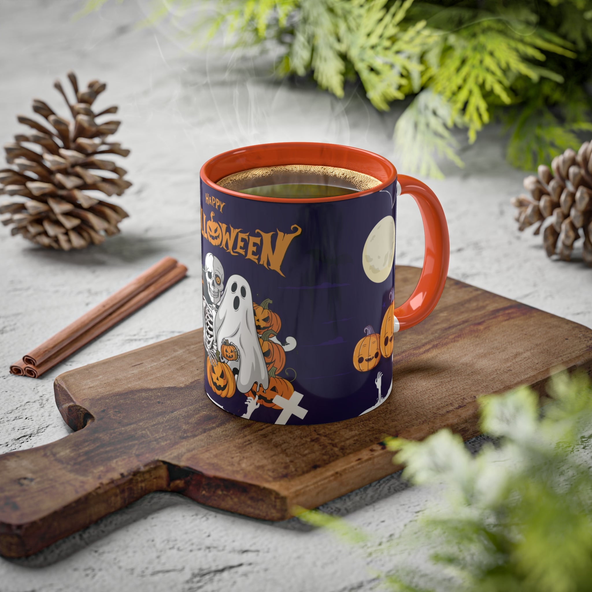 Halloween is Better with Skeleton | Colorful Mugs