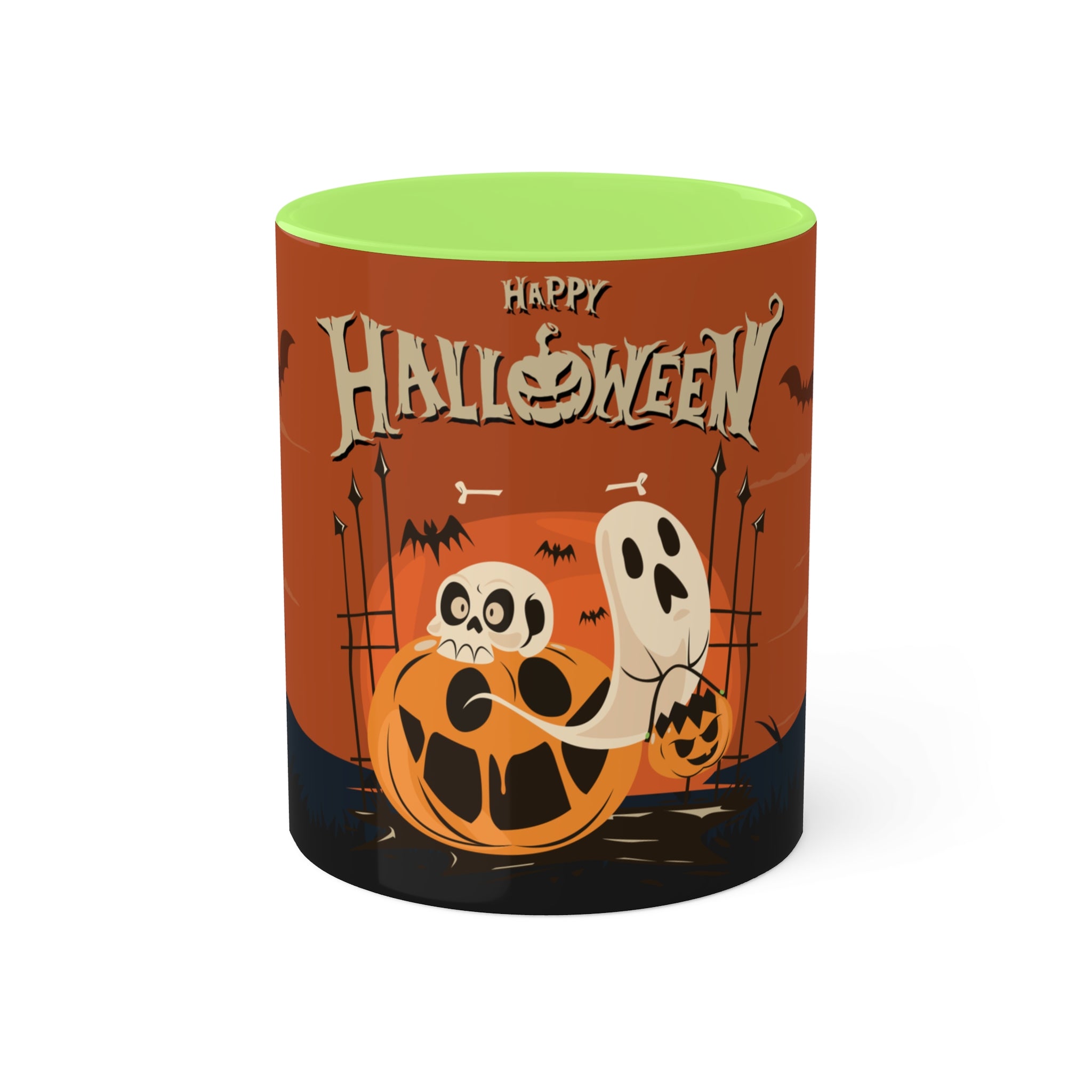 Happy Halloween with Pumpkin | Colorful Mugs