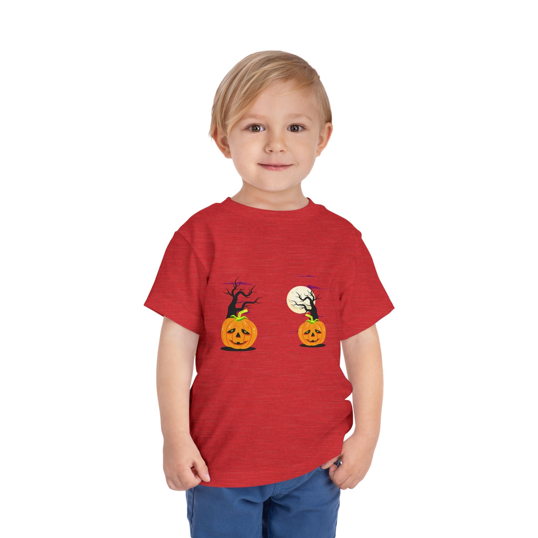 Happy Halloween with Cats | Toddler Short Sleeve Tee