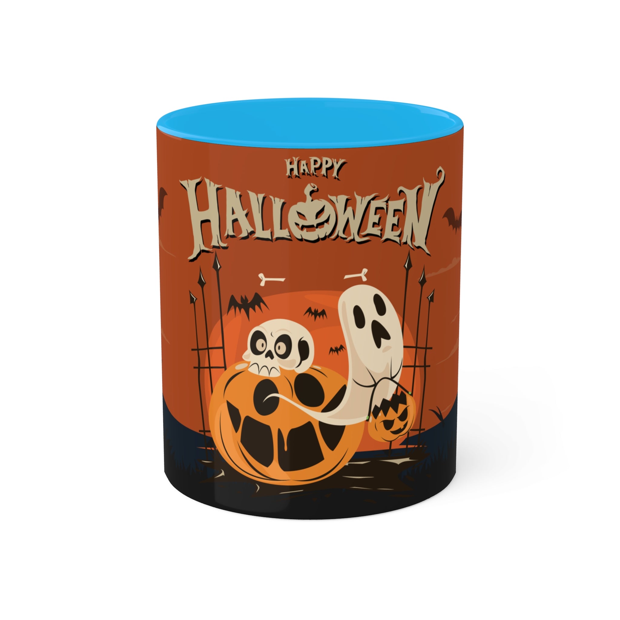 Happy Halloween with Pumpkin | Colorful Mugs