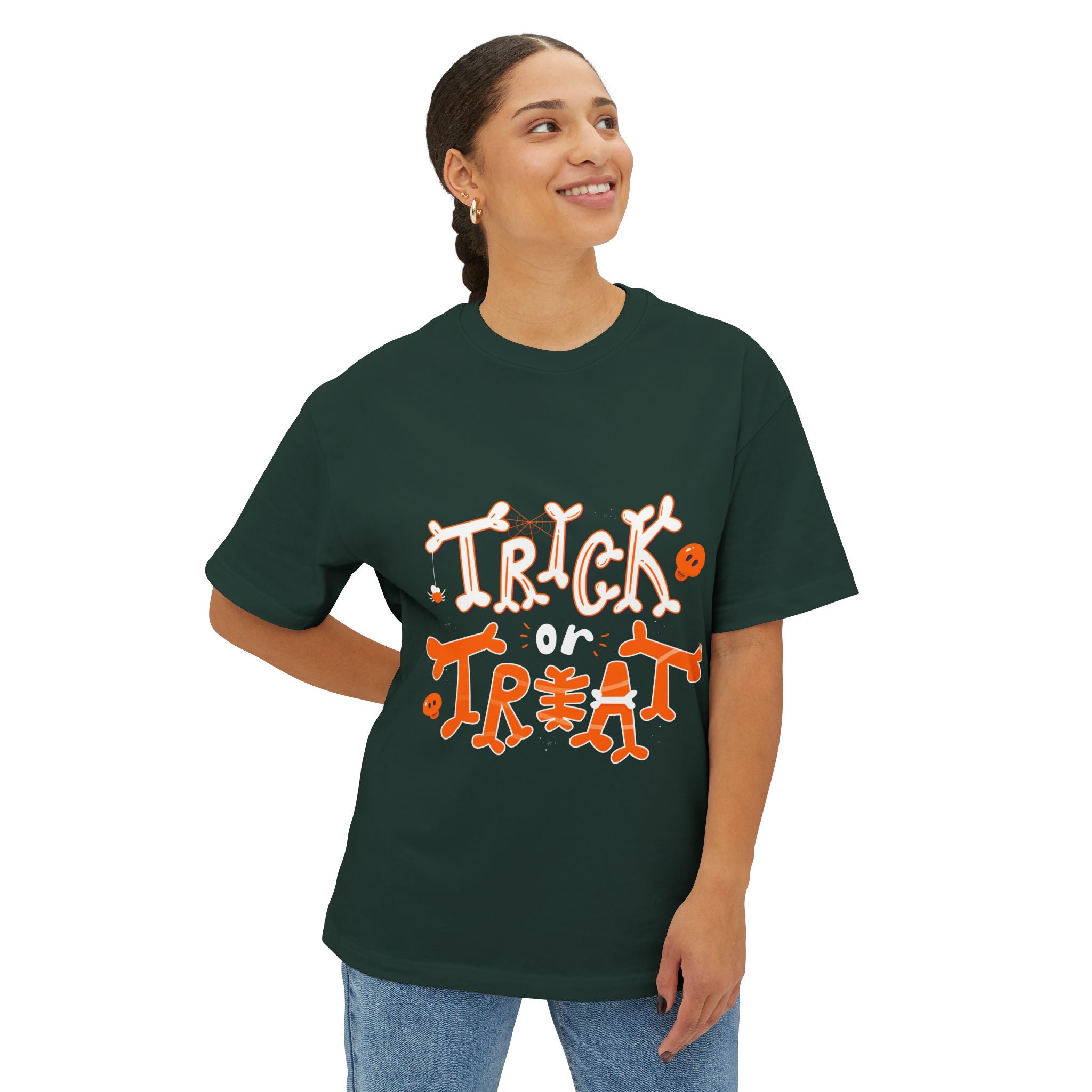 Trick or Treat | Unisex Oversized Boxy Tee