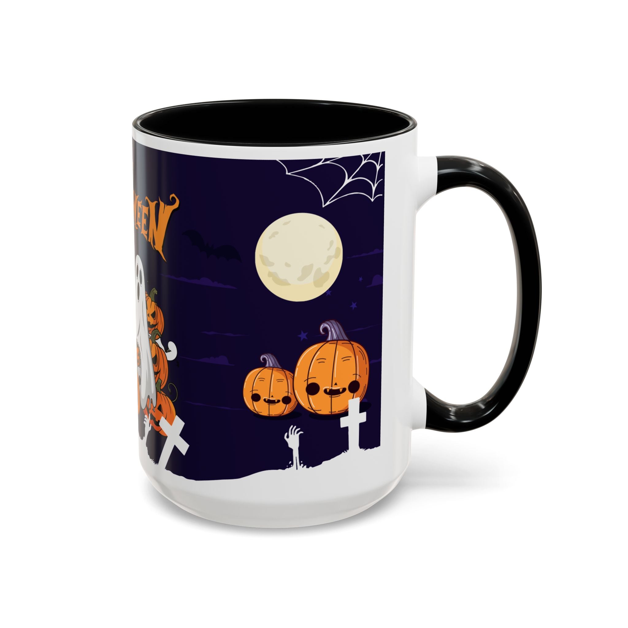 Halloween is Better with Skeleton | Accent Coffee Mug