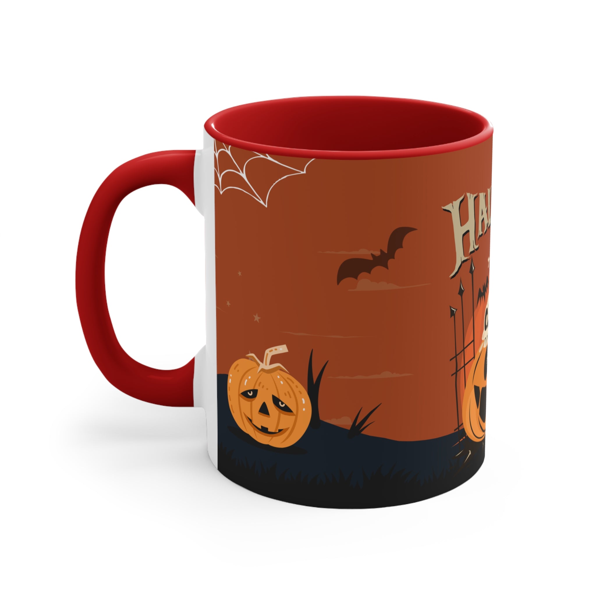Happy Halloween with Pumpkin | Accent Mugs
