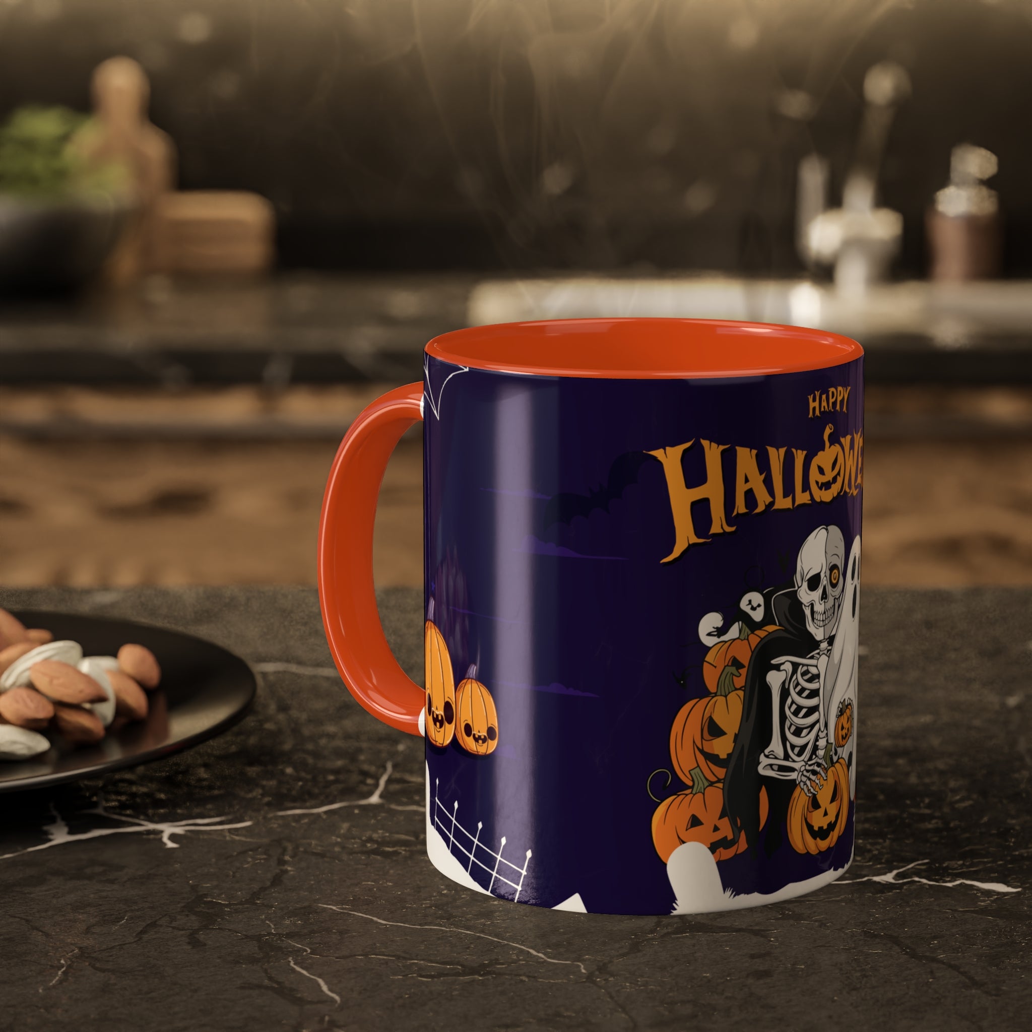 Halloween is Better with Skeleton | Colorful Mugs