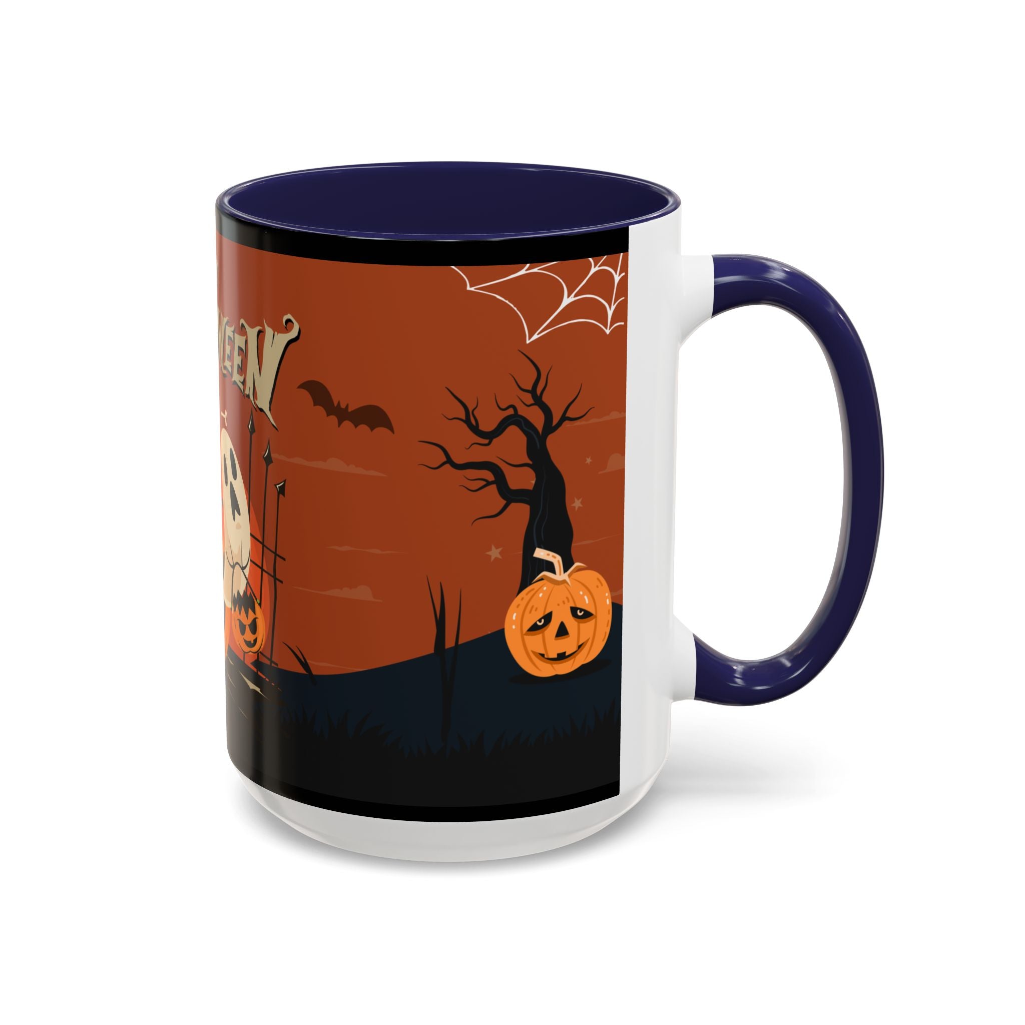 Happy Halloween with Pumpkin | Accent Coffee Mug