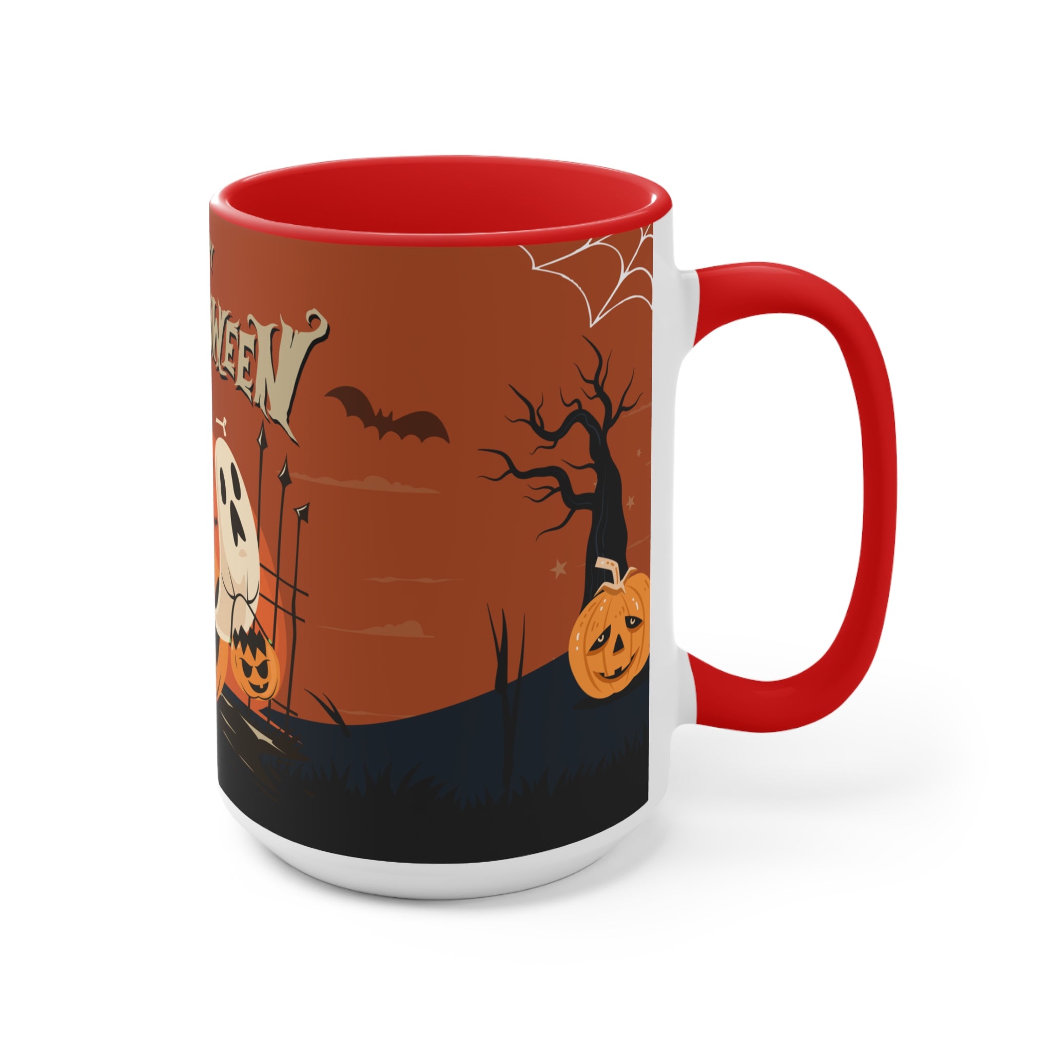 Happy Halloween with Pumpkin | Accent Mugs