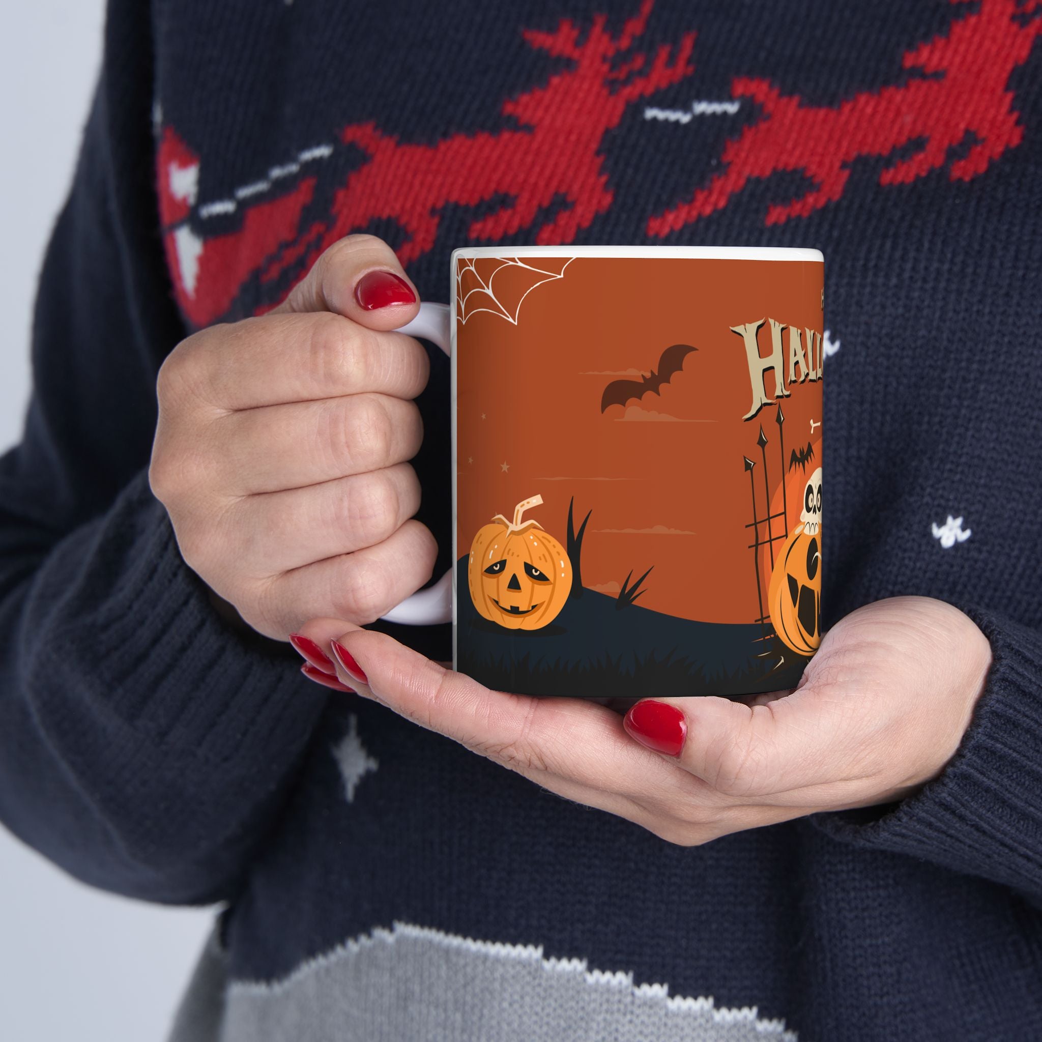 Happy Halloween with Pumpkin | Ceramic Mug