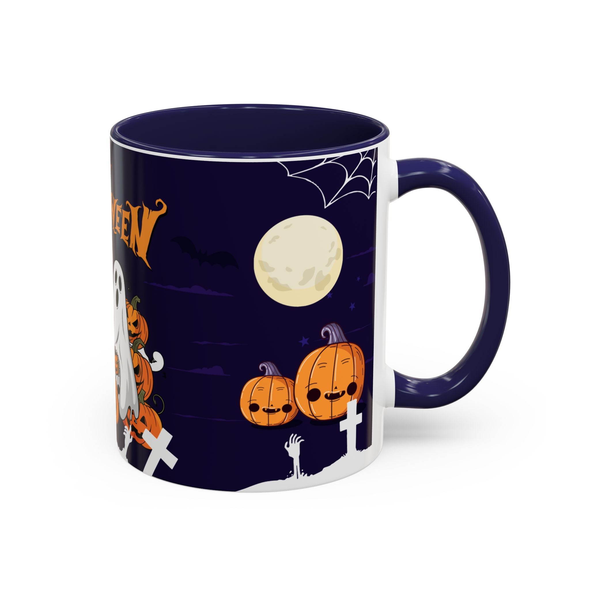 Halloween is Better with Skeleton | Accent Coffee Mug