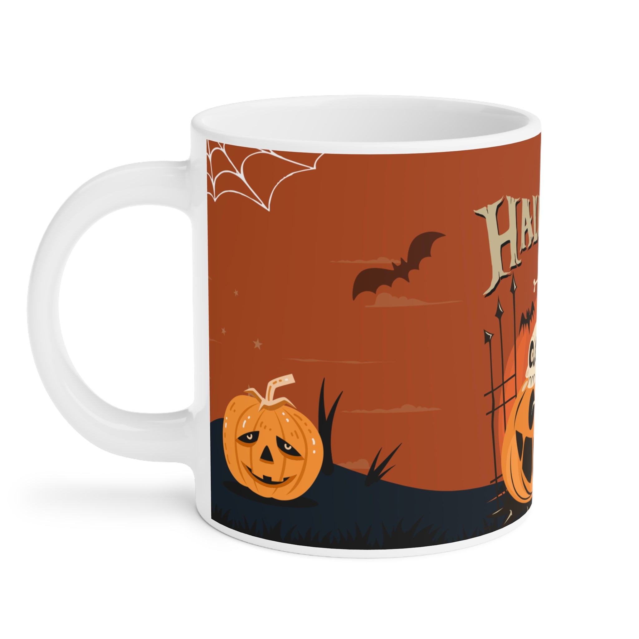Happy Halloween with Pumpkin | Ceramic Mugs